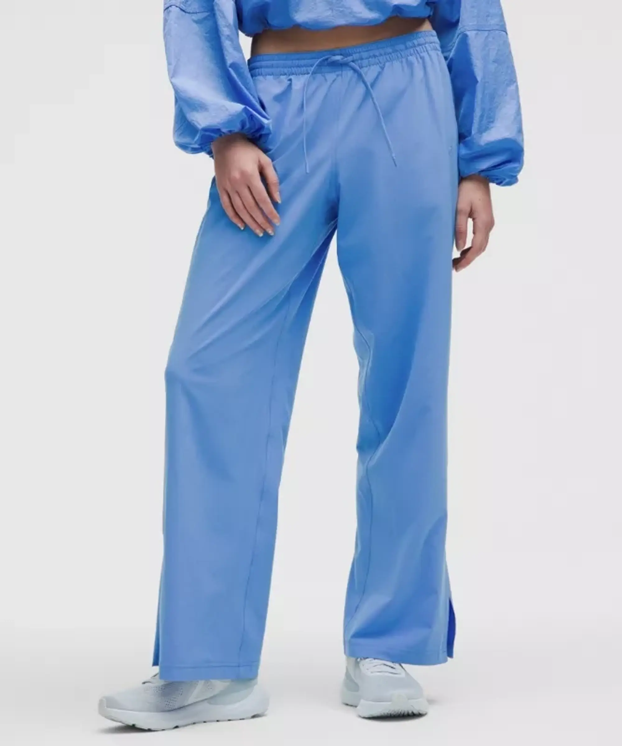 lululemon – Women's Court Rival Wide-Leg Track Pants Regular – Color Blue – Size 0