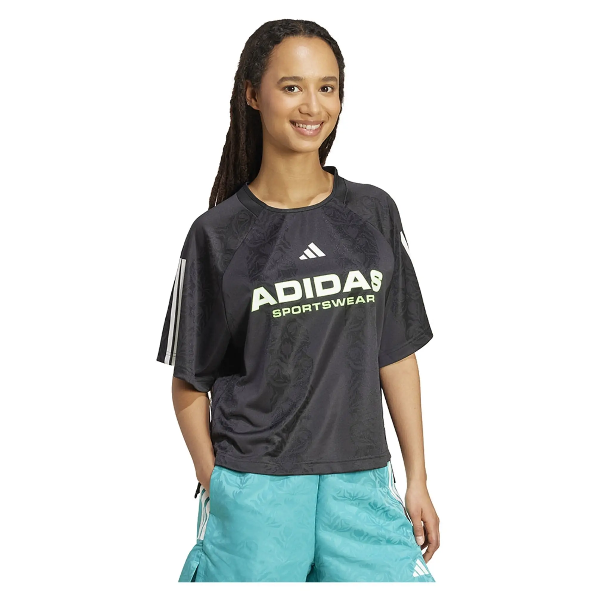 Adidas Tiro X Common Goal Jacquard Short Sleeve T-shirt