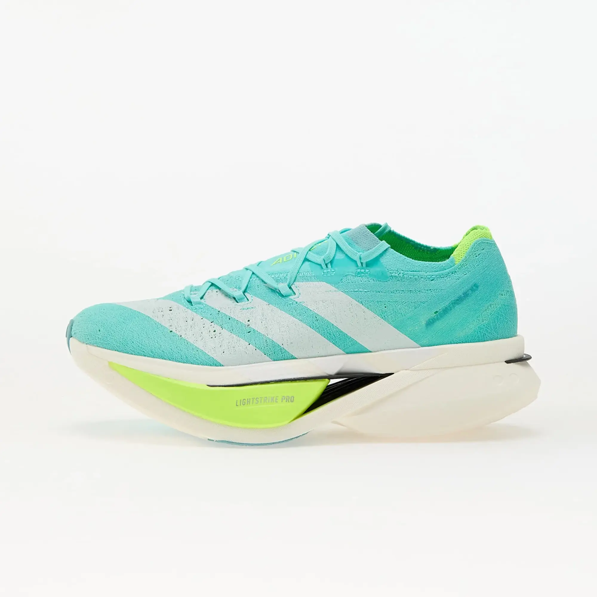 Sneakers Adidas Adizero Prime X3 Strung Running Flash Aqua/ Zero Met./ Lucid Lemon Eur 38