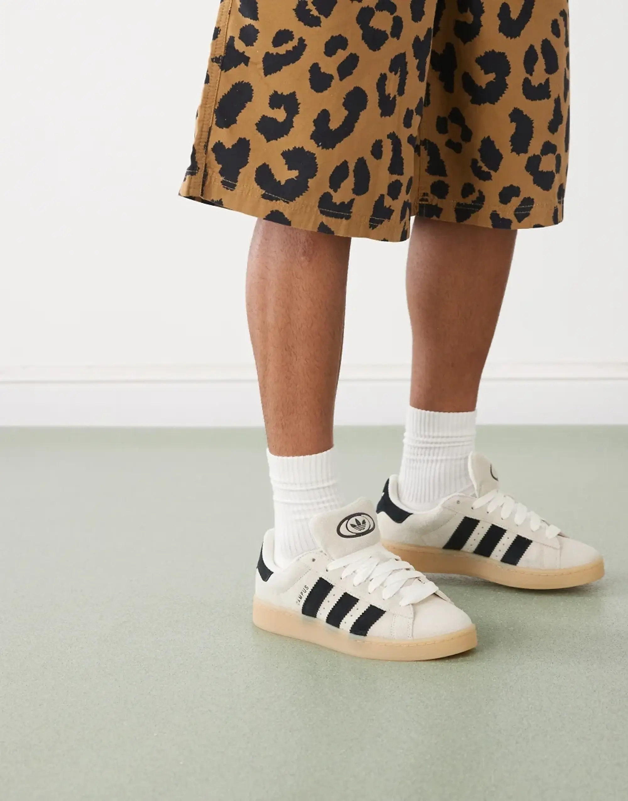 Adidas Originals Campus 00S Shoes In Gum / Cream White / Core Black-Neutral