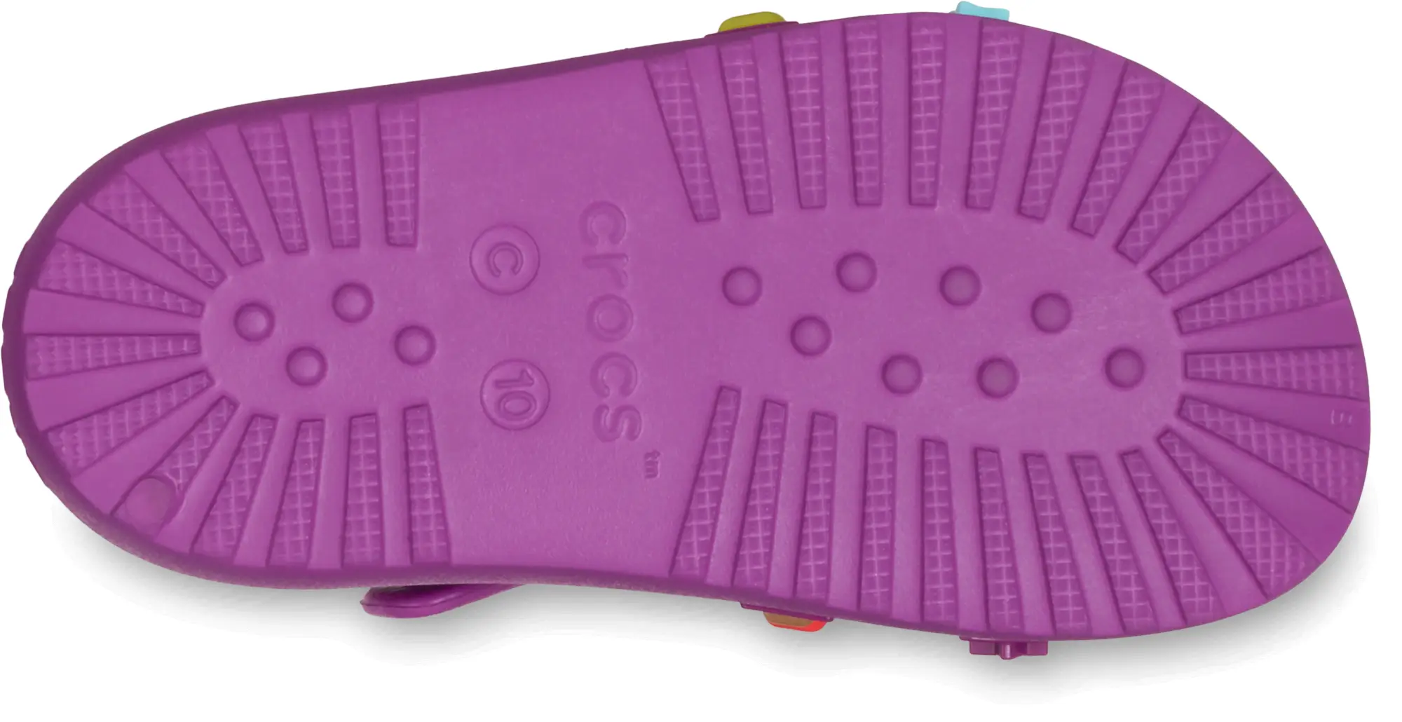Crocs | Kids | Toddler Classic Beaded Fisherman | Sandals | Grapeberry | C4