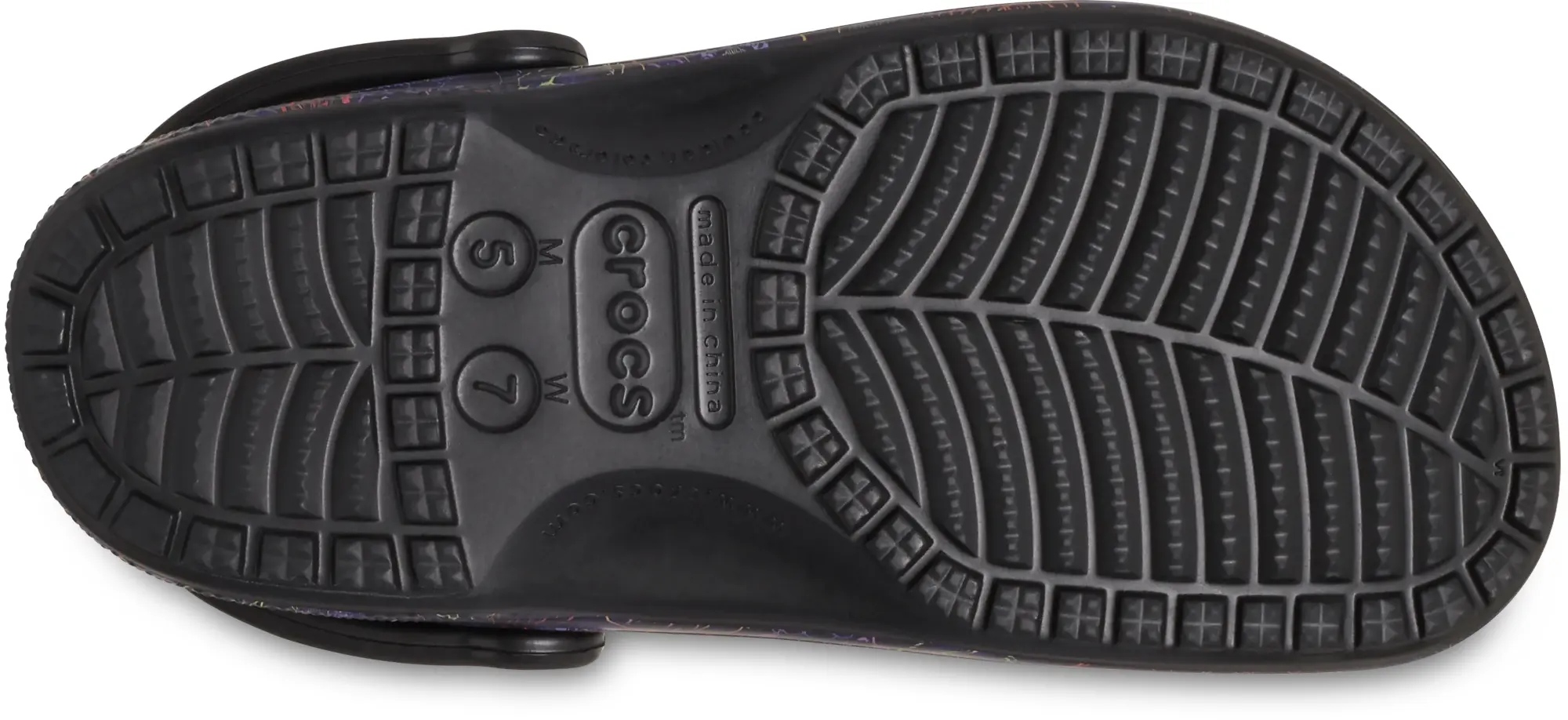 Crocs | Unisex | Baya Floral | Clogs | Black | W5/M4