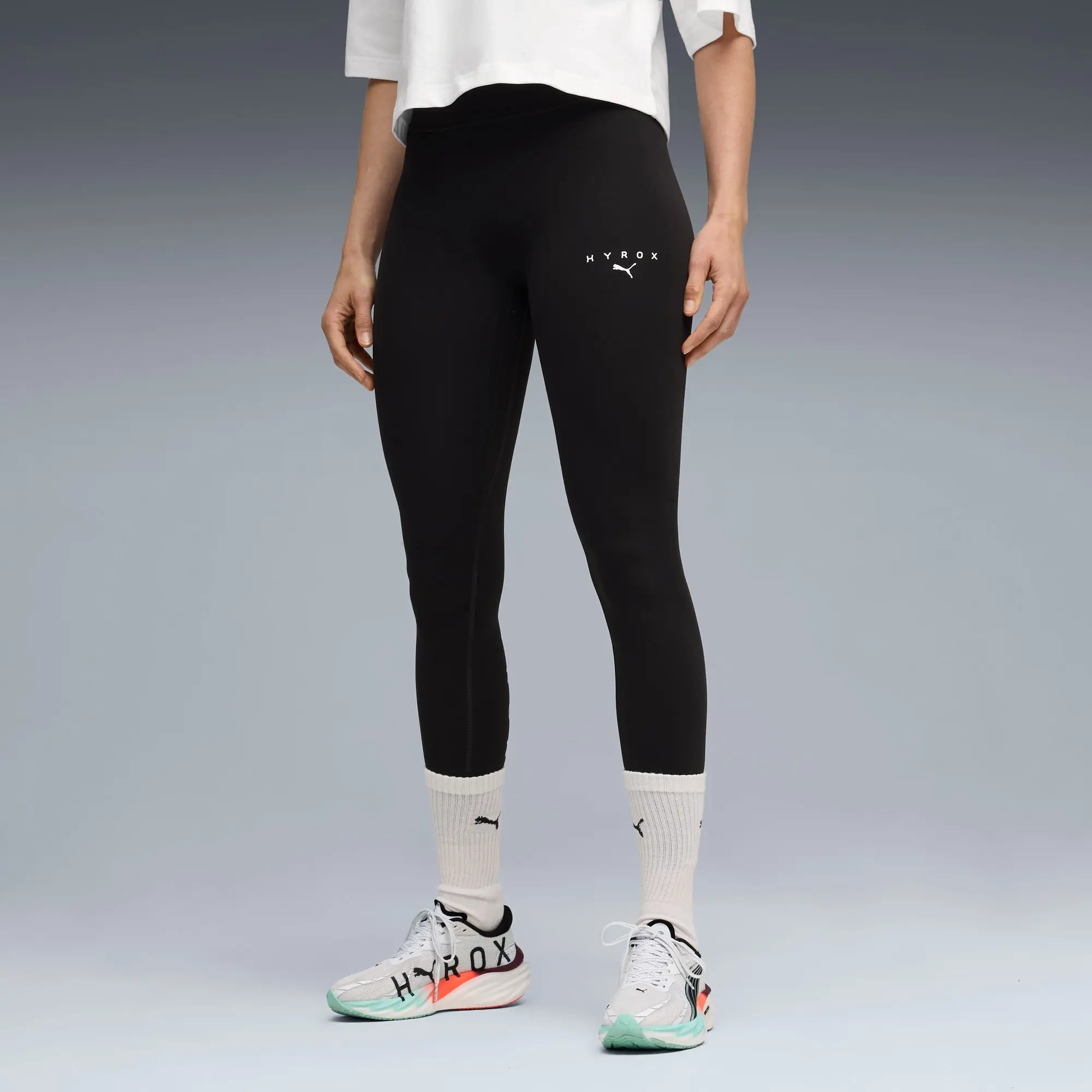 PUMA x HYROX Shapeluxe 7/8 Length Tights Women, Black
