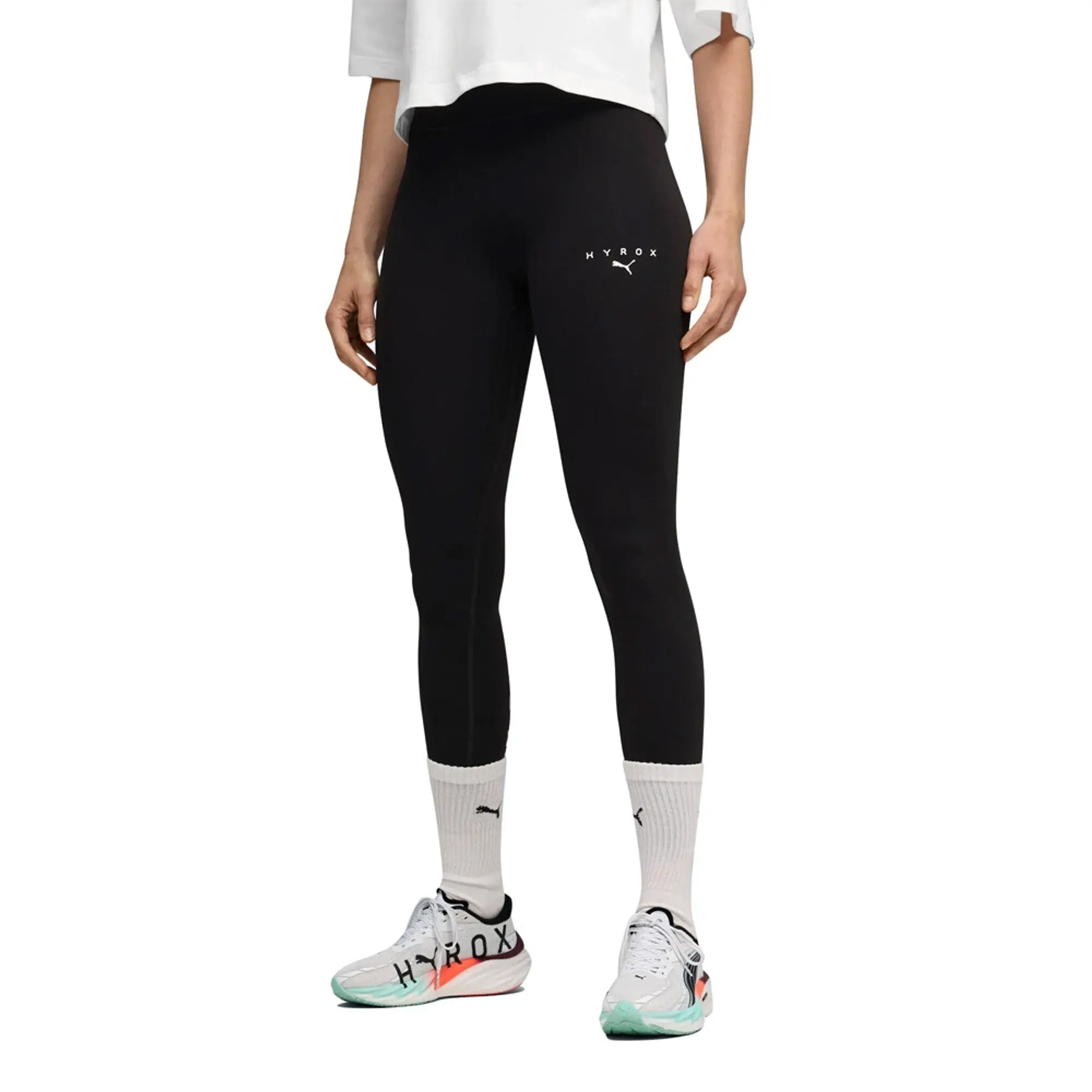 PUMA x HYROX Shapeluxe 7/8 Length Tights Women, Black
