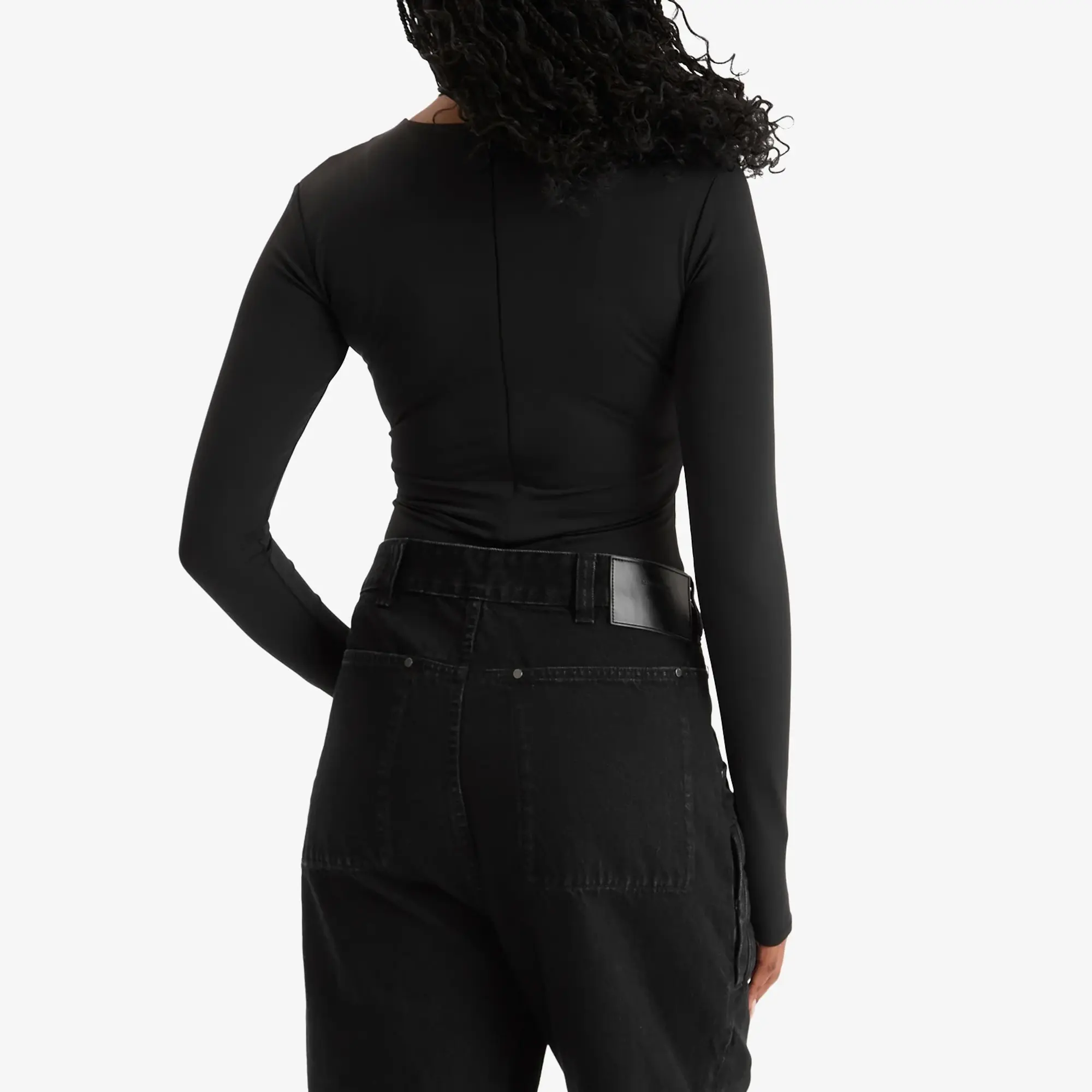 Entire Studios Women's Long Sleeve Bodysuit Soot