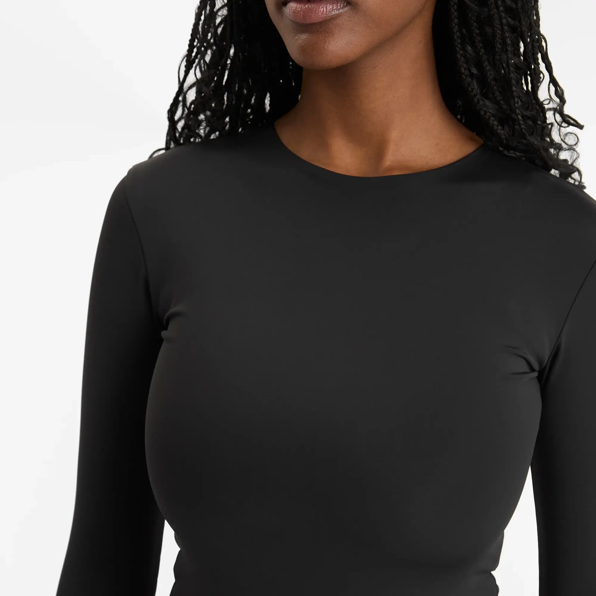 Entire Studios Women's Long Sleeve Bodysuit Soot