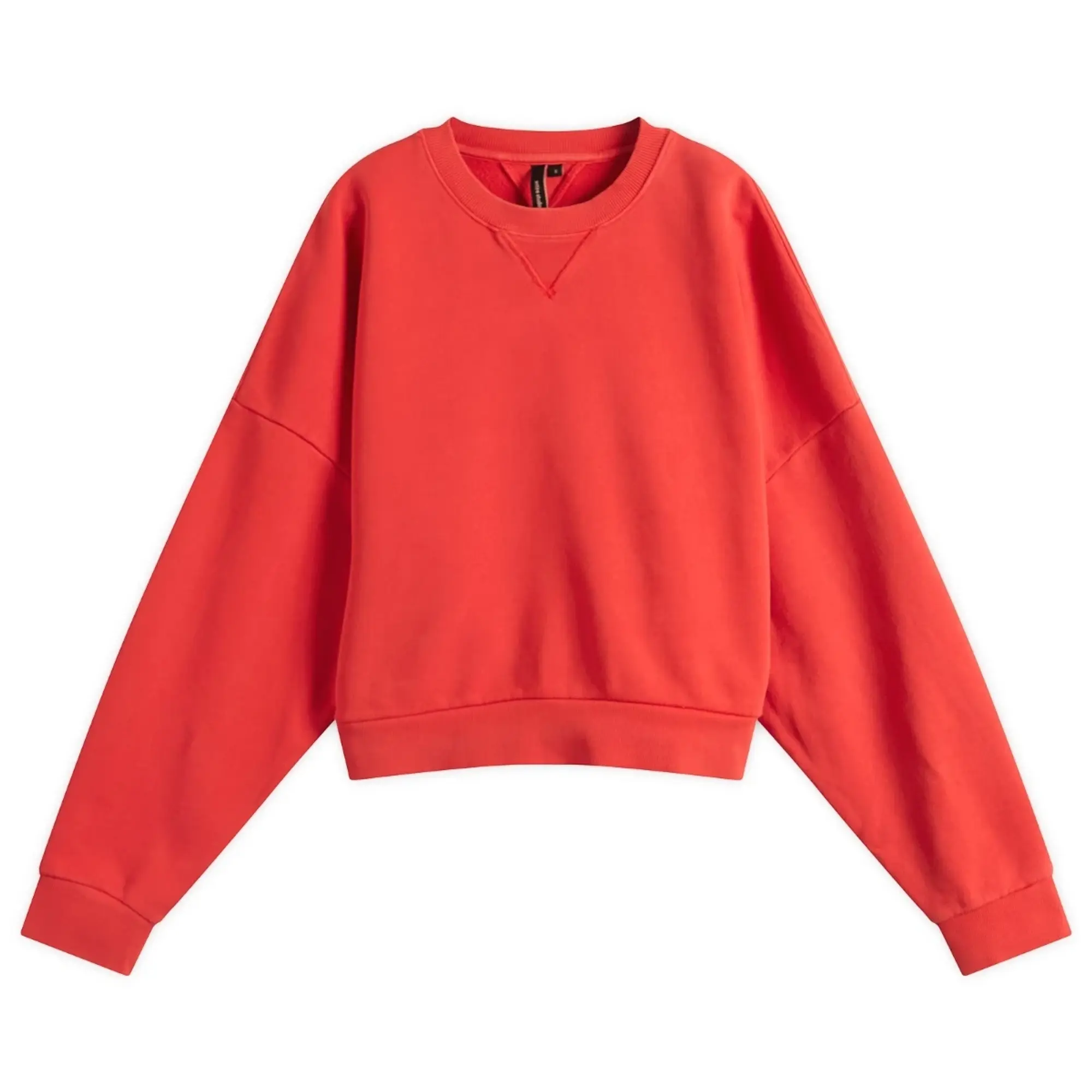 Entire Studios Women's Box Crewneck Sweater Cherry