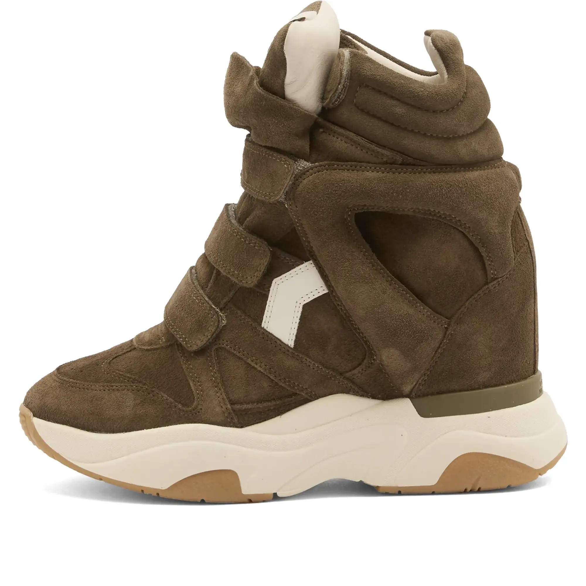 Isabel Marant Women's Balskee Platform Sneaker Khaki/Ecru