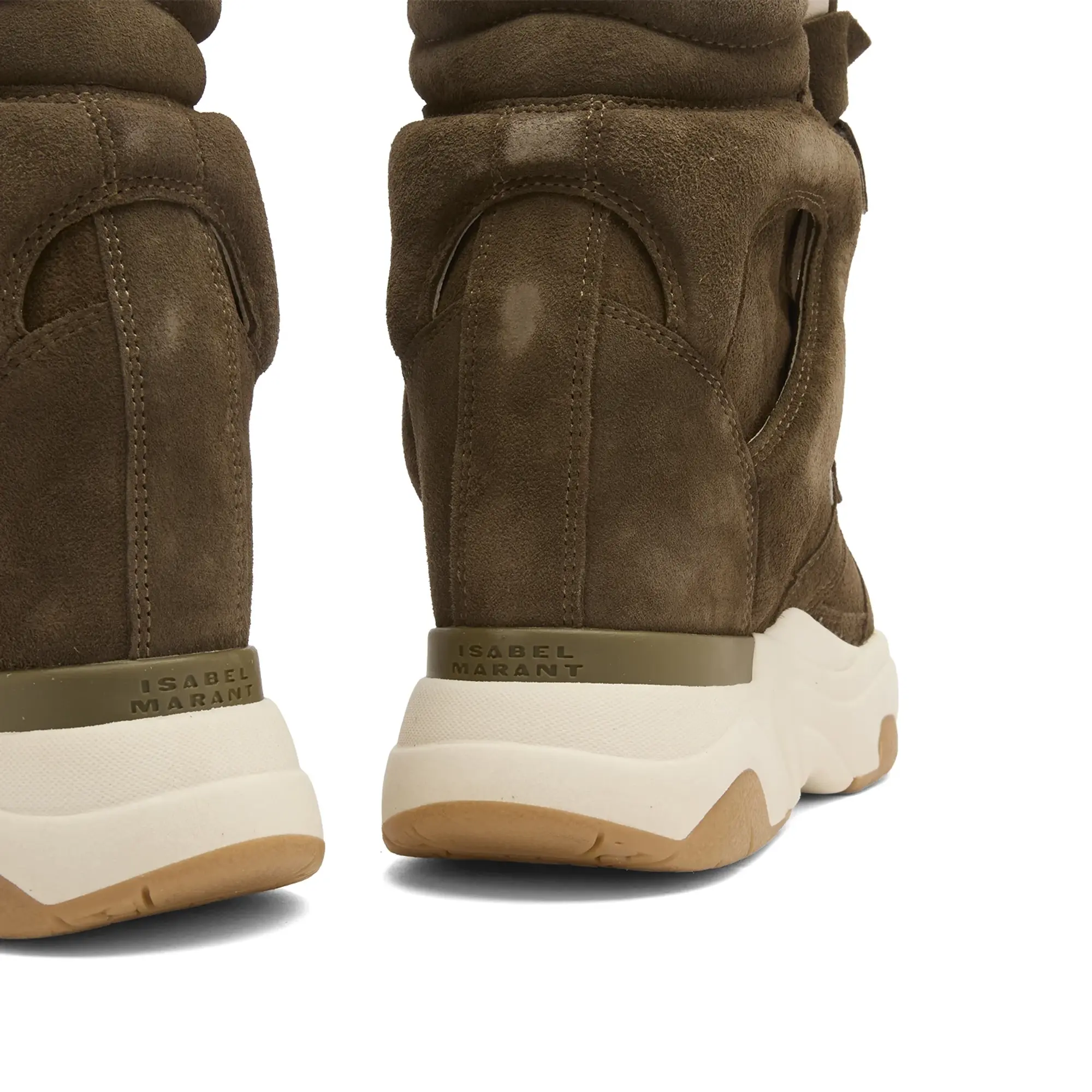 Isabel Marant Women's Balskee Platform Sneaker Khaki/Ecru