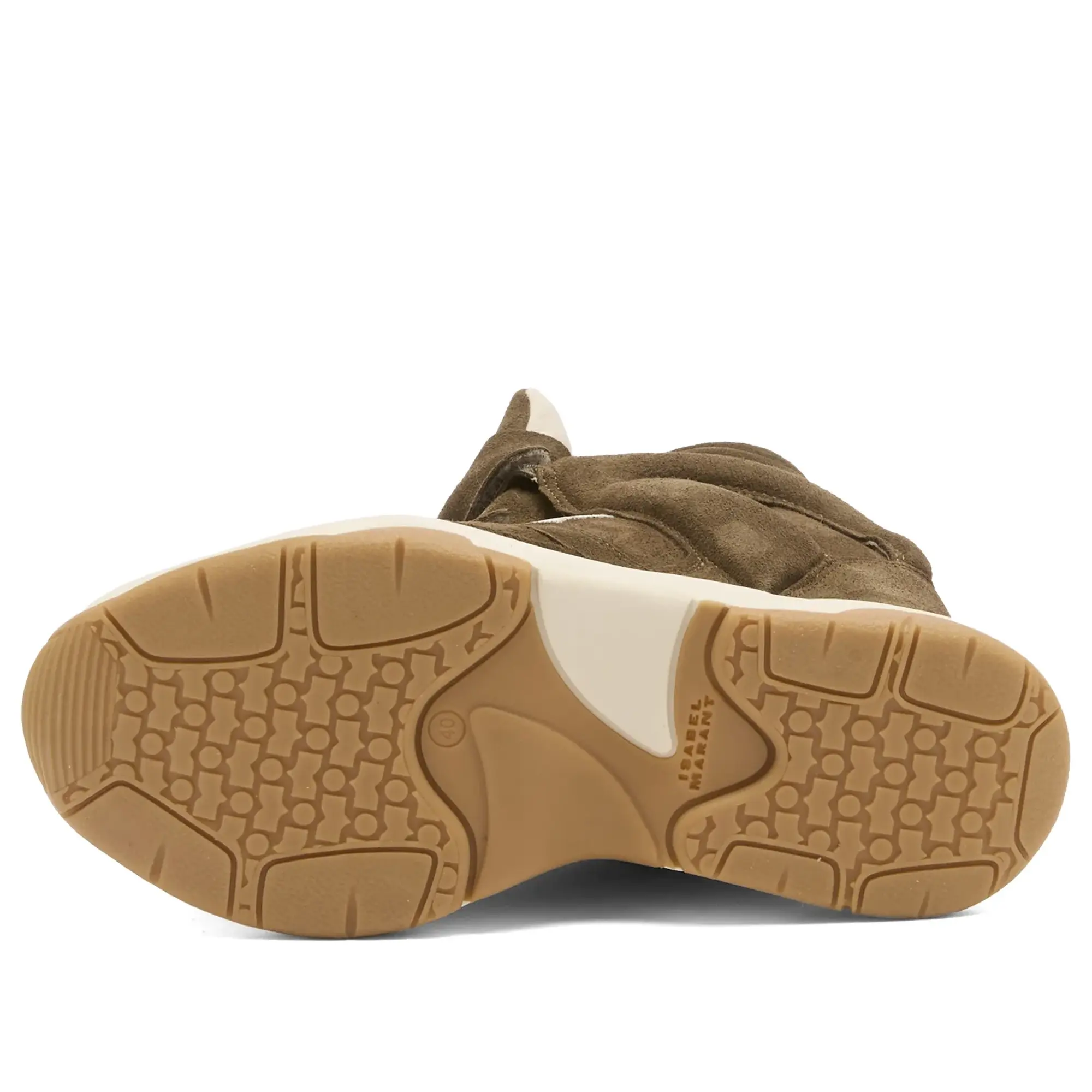 Isabel Marant Women's Balskee Platform Sneaker Khaki/Ecru