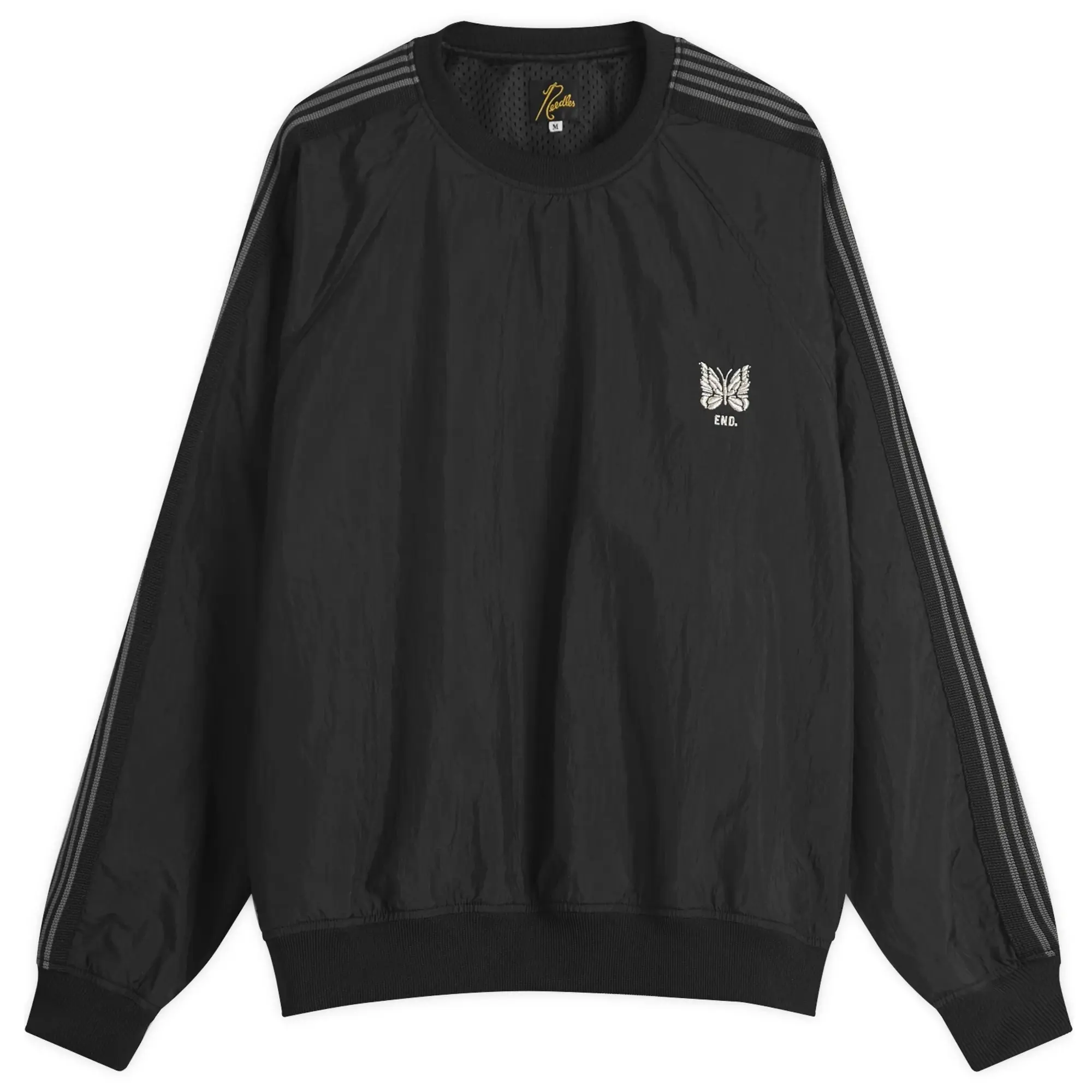 END. x Needles Track Crew Neck Shirt Black