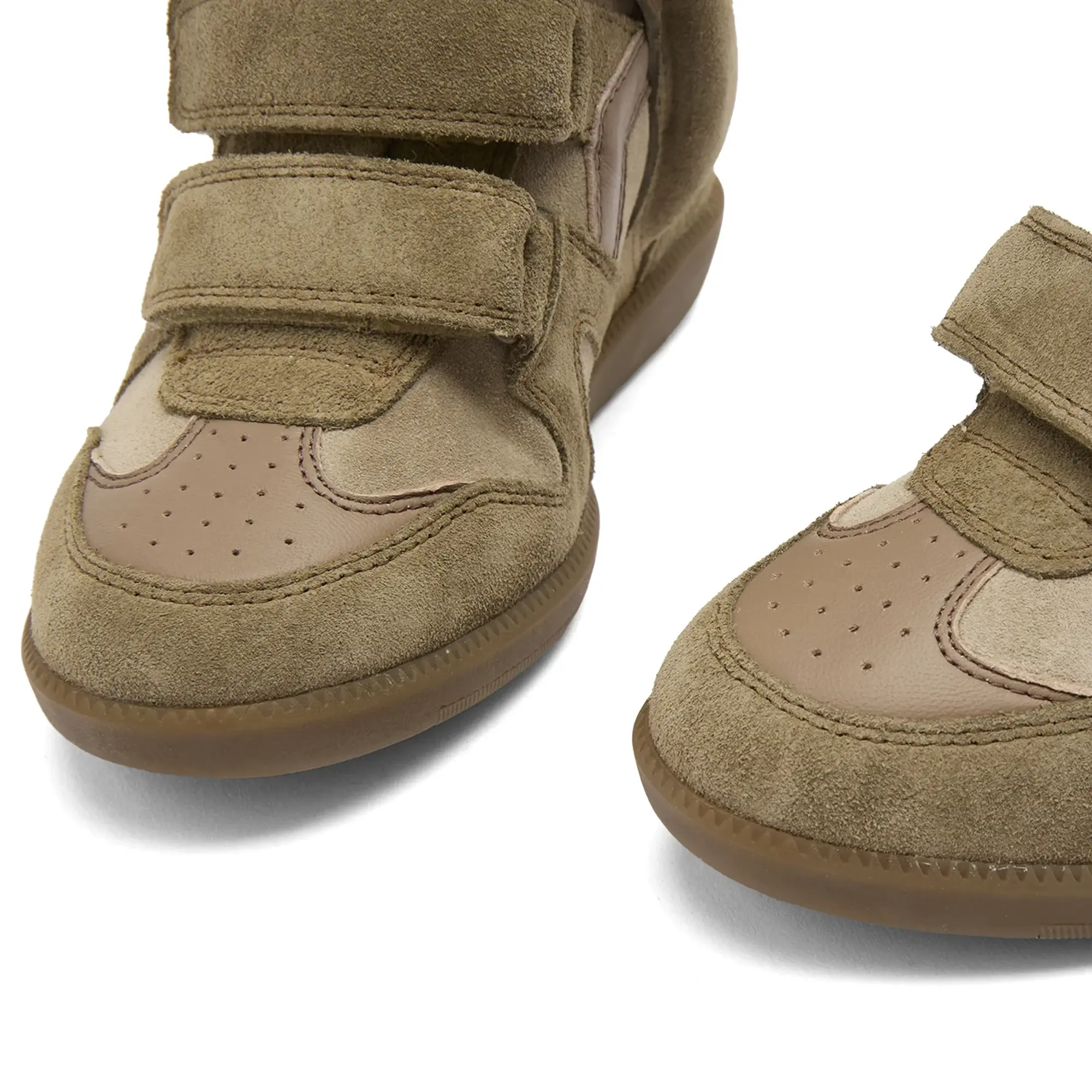 Isabel Marant Women's Bekett High Top Sneakers Taupe