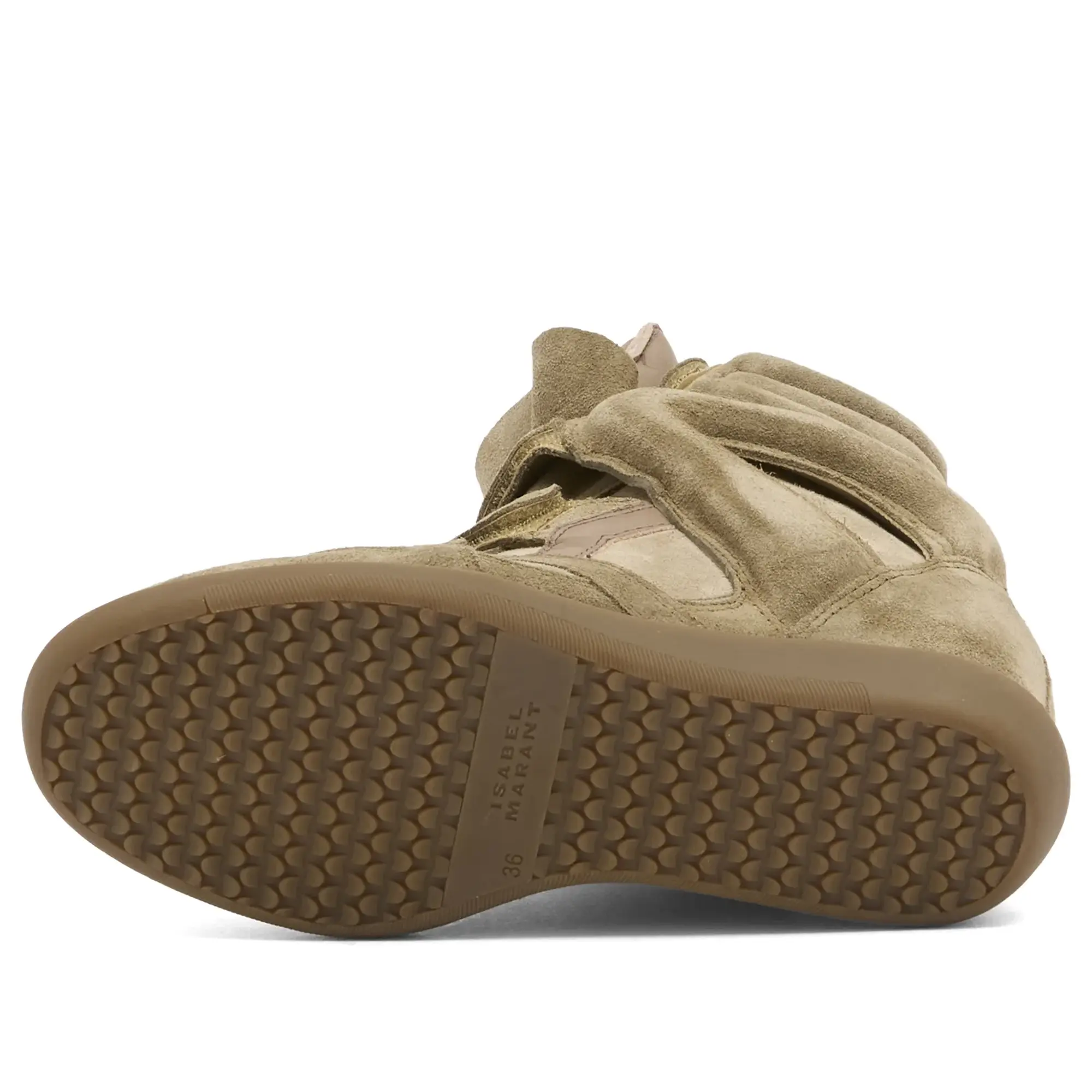 Isabel Marant Women's Bekett High Top Sneakers Taupe
