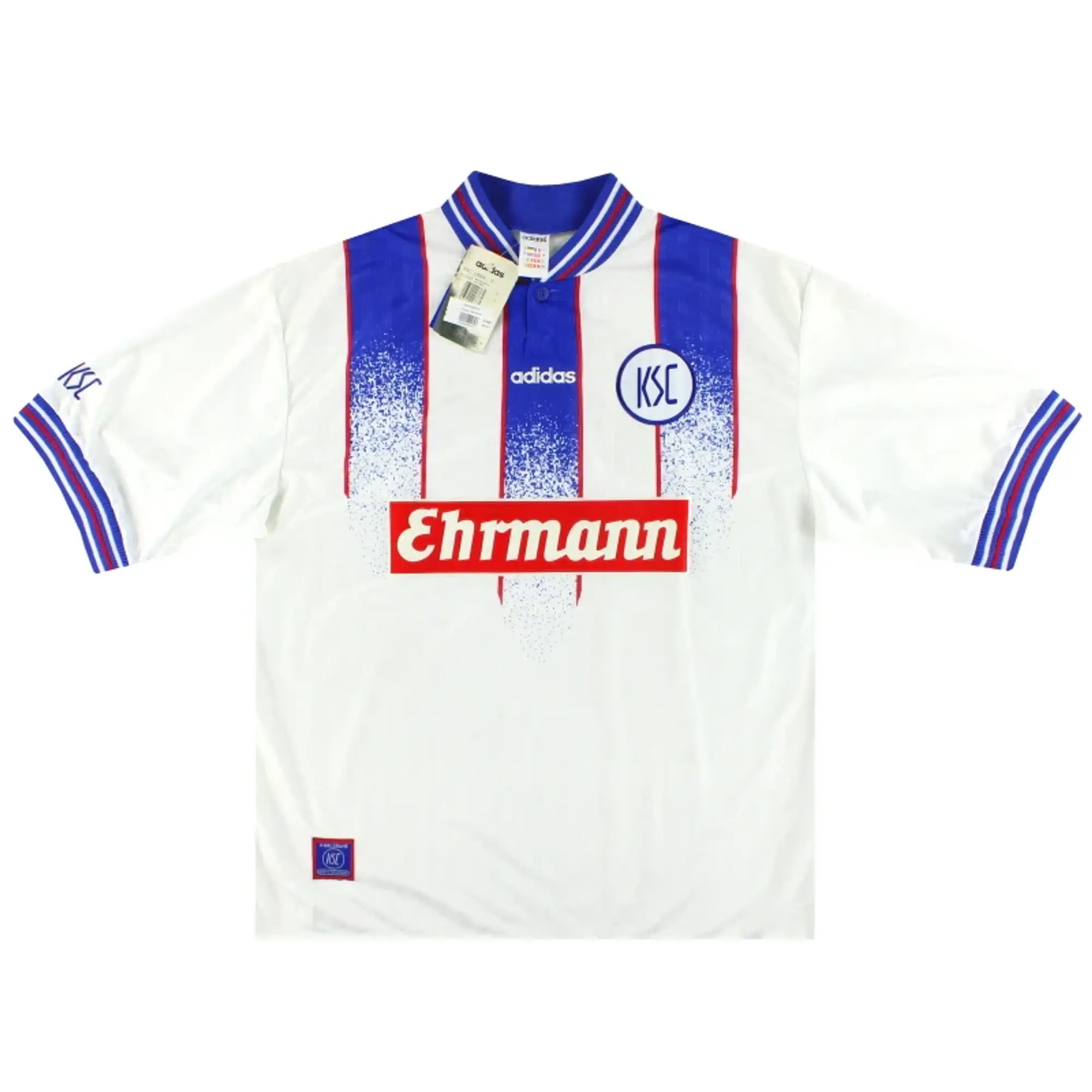1996-98 Karlsruher adidas Home Shirt *w/tags* XL - Other German Clubs / w/tags / XL