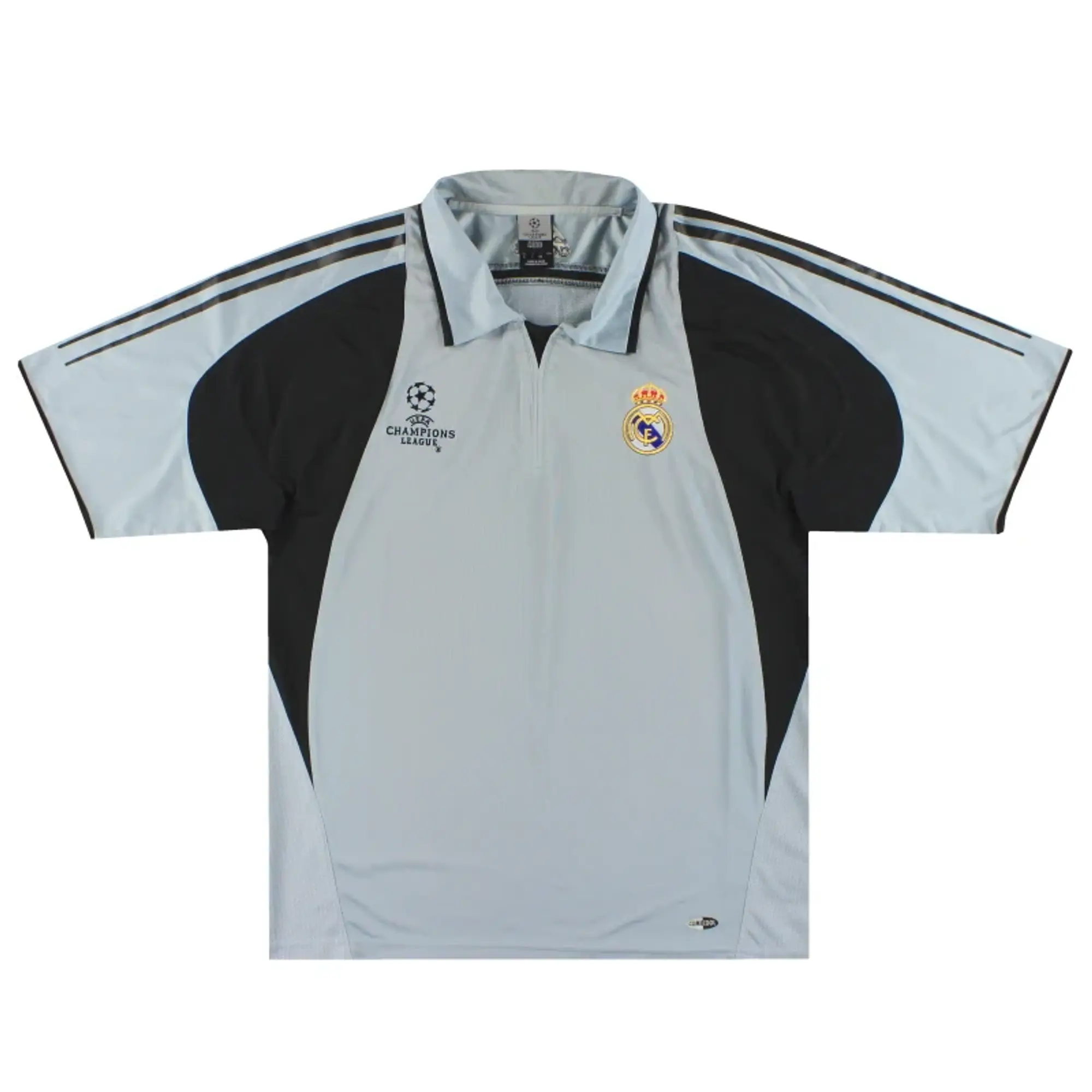 2004-05 Real Madrid adidas CL Training Shirt *Mint* L - Real Madrid / Mint / Large