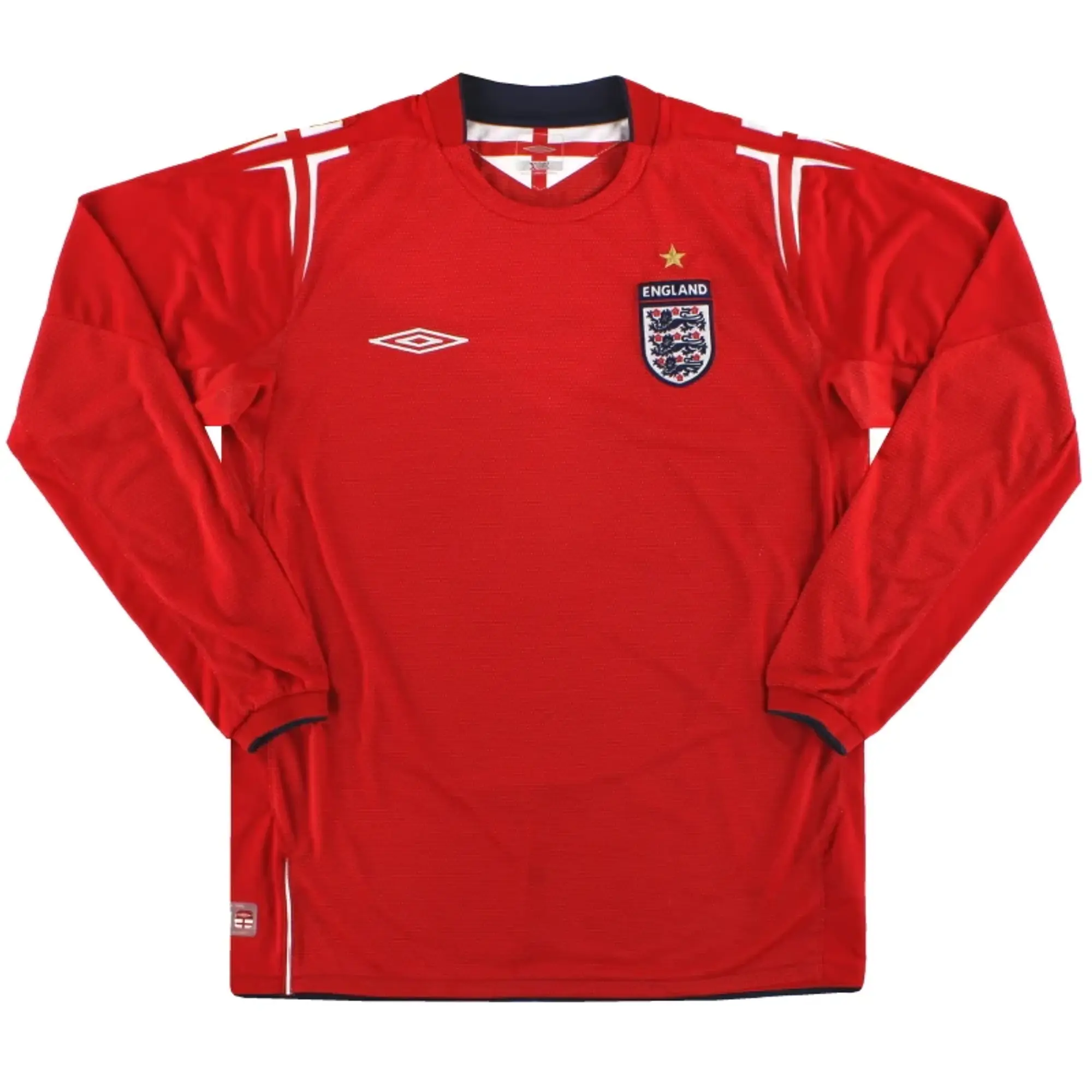 2004-06 England Umbro Away Shirt L/S M - England / Excellent / Medium
