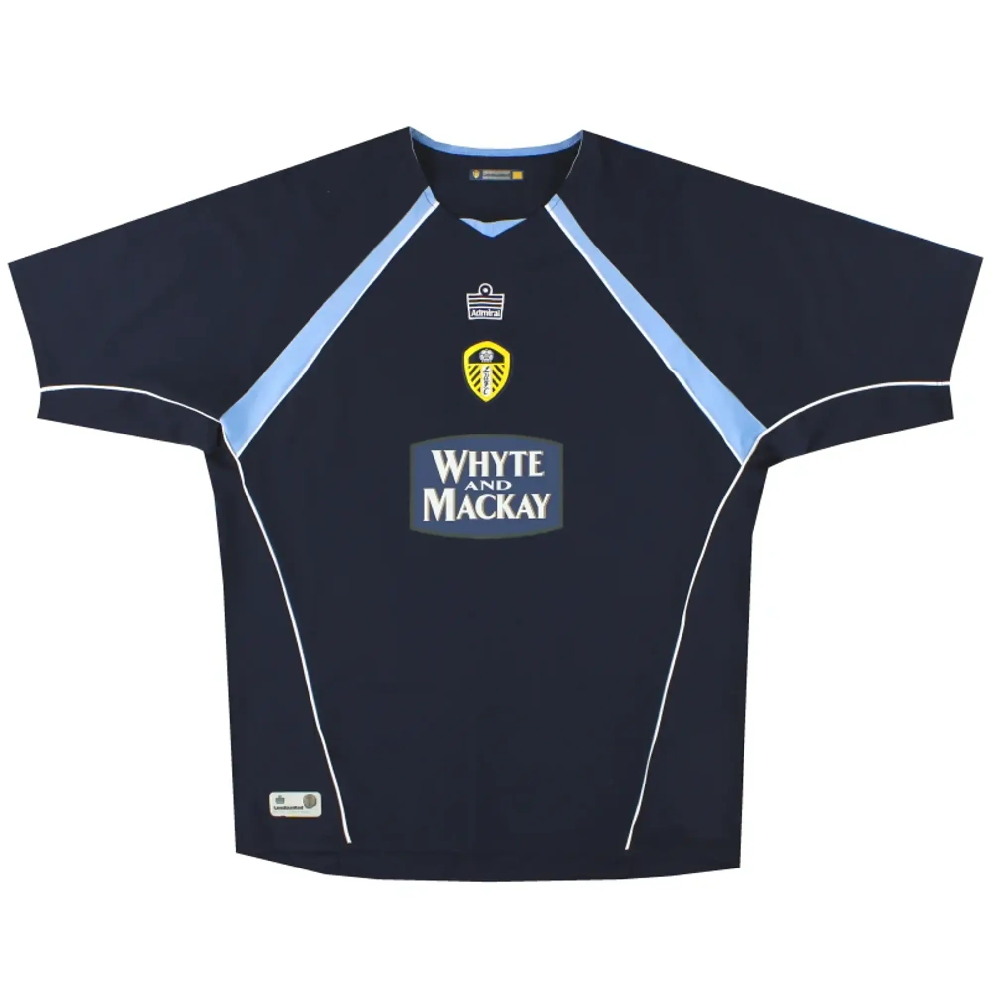 2005-06 Leeds Admiral Away Shirt *Mint* M - Leeds / Mint / Medium
