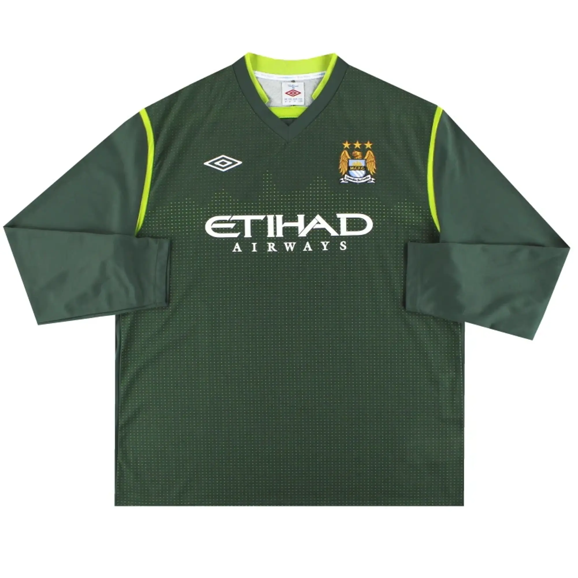 2011-12 Manchester City Umbro Goalkeeper Shirt XXL - Manchester City / Excellent / XXL