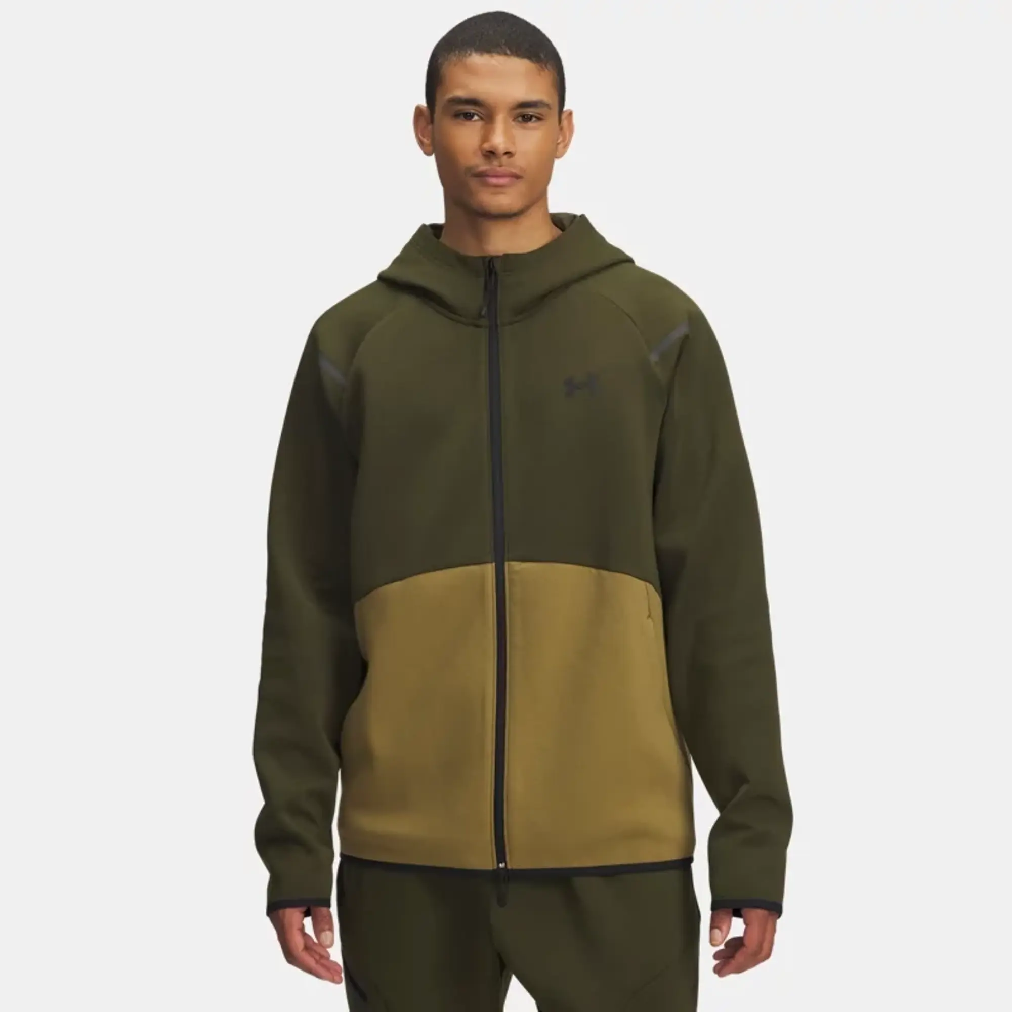 Under Armour  Unstoppable Fleece Men's Full-Zip Hoodie Expedition Green / Canteen Green / Black L