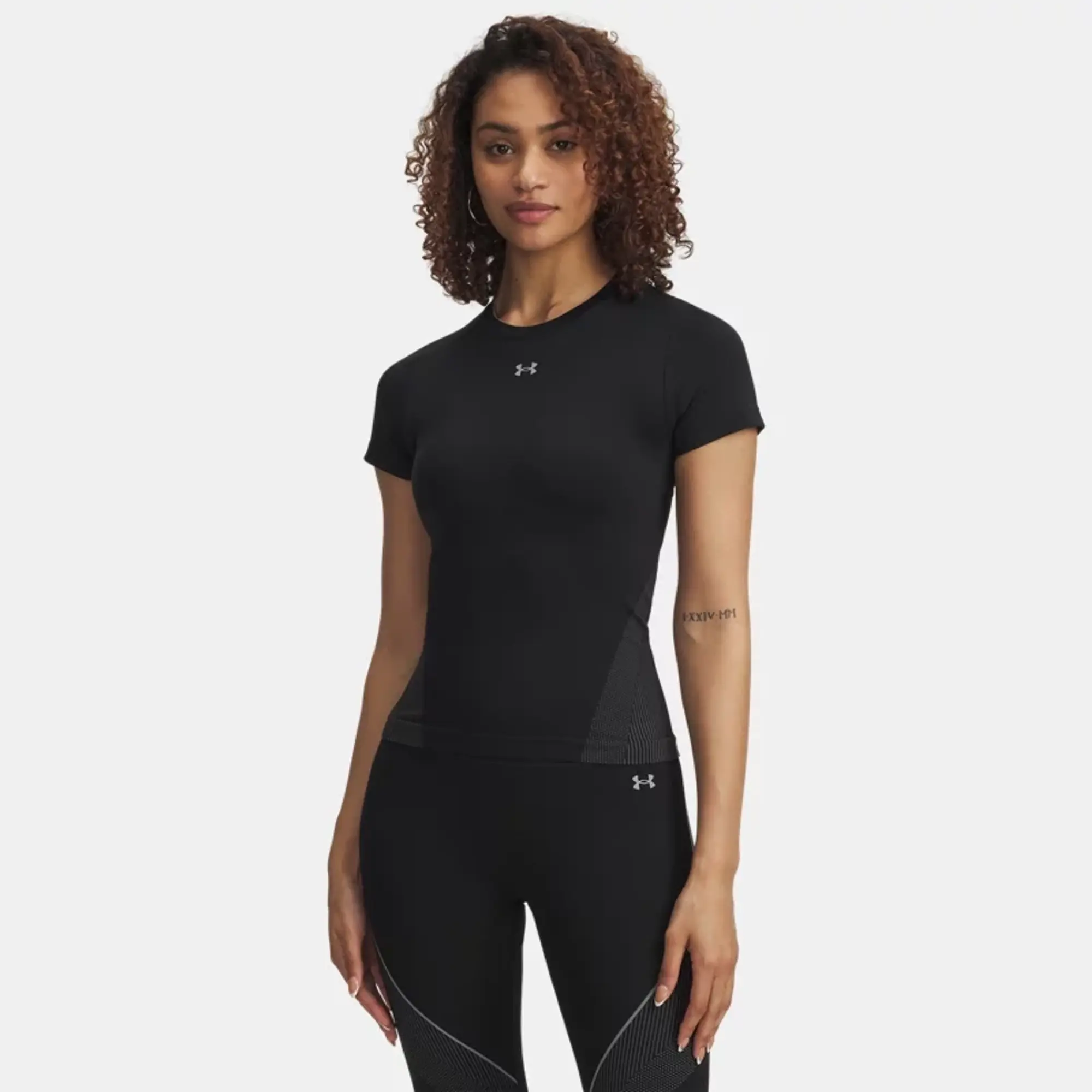 Under Armour  Vanish Seamless Women's Short Sleeve Black / Steel / Steel L