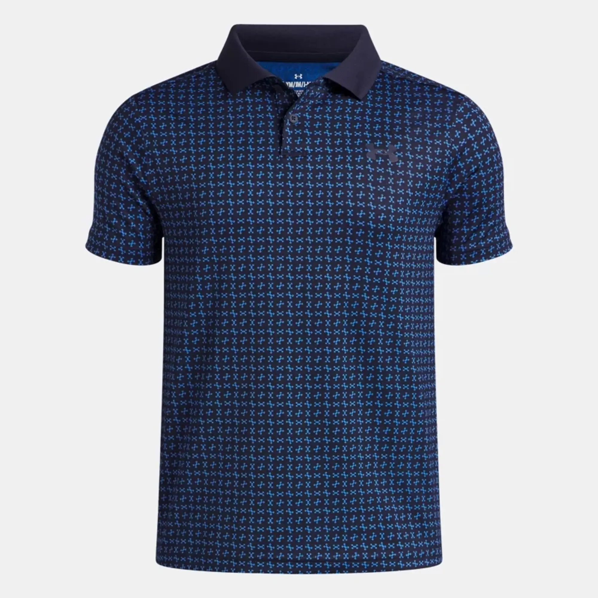 Under Armour  Matchplay Printed Boys' Polo Midnight Navy / Blue Atlantis / Midnight Navy YLG (59 - 63 in)