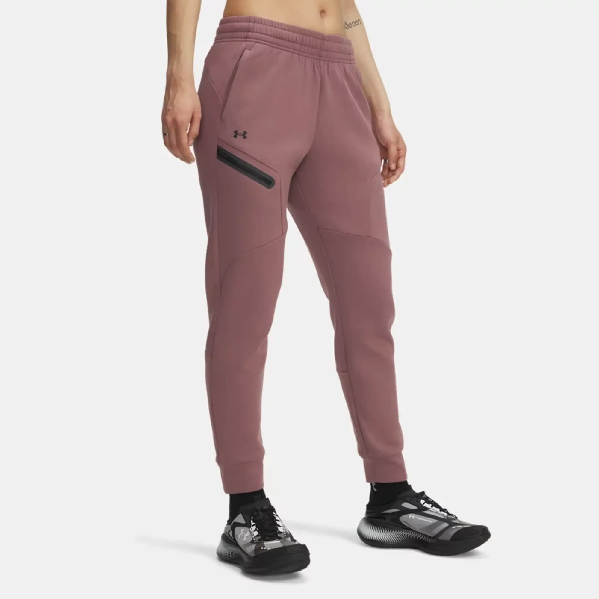 Under Armour  Unstoppable Fleece Women's Joggers Maroon Mist / Black L