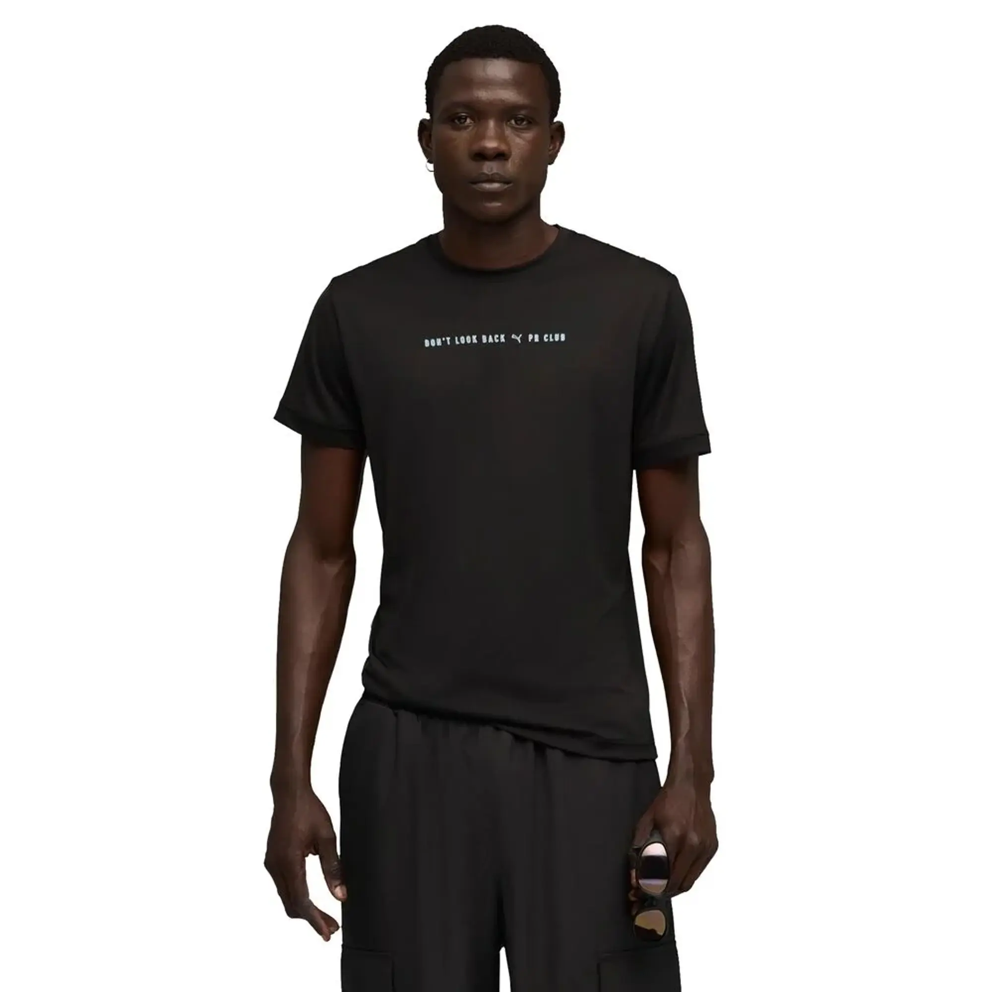 Puma Run Club Graphic Running Shirt Men - Black