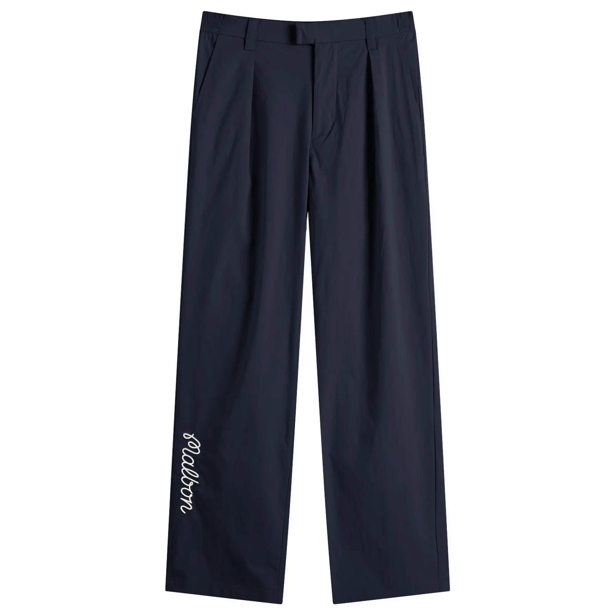 Malbon Men's Magnolia Pleated Pant Navy