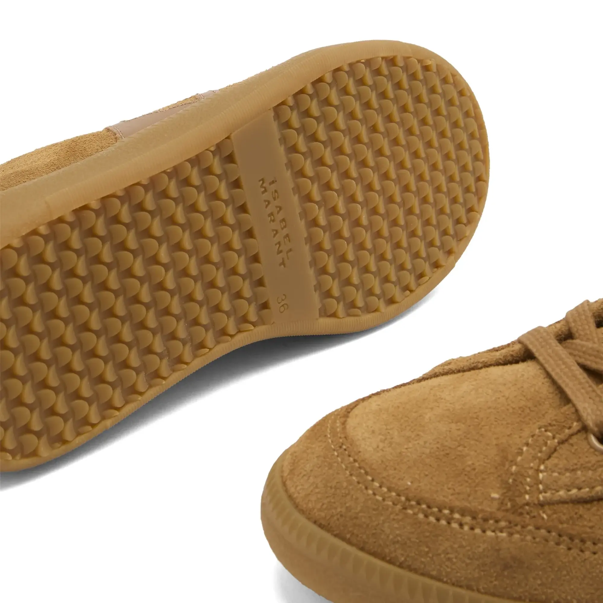 Isabel Marant Women's Klyce Lace Up Sneaker Cognac