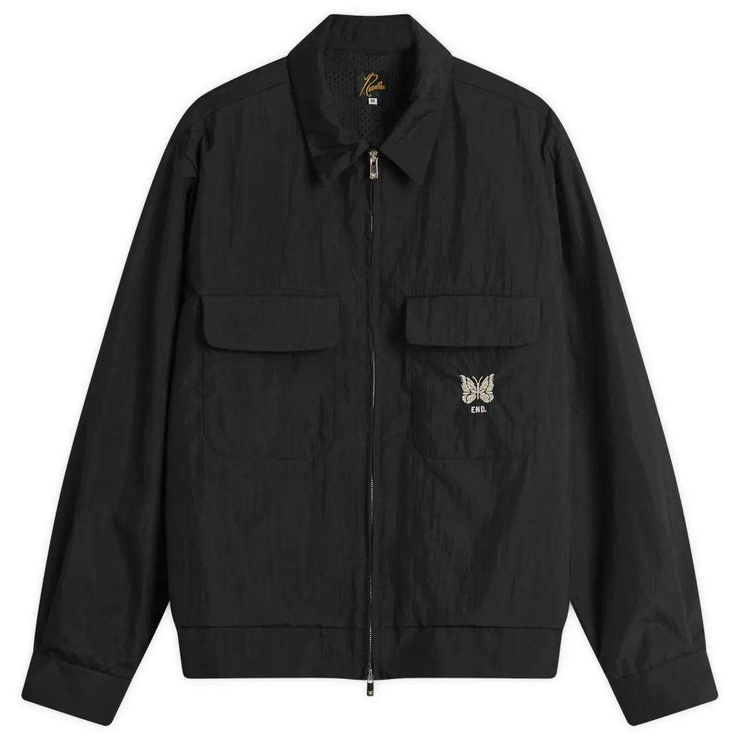 END. x Needles Sport Jacket Black | QV1672 | FOOTY.COM