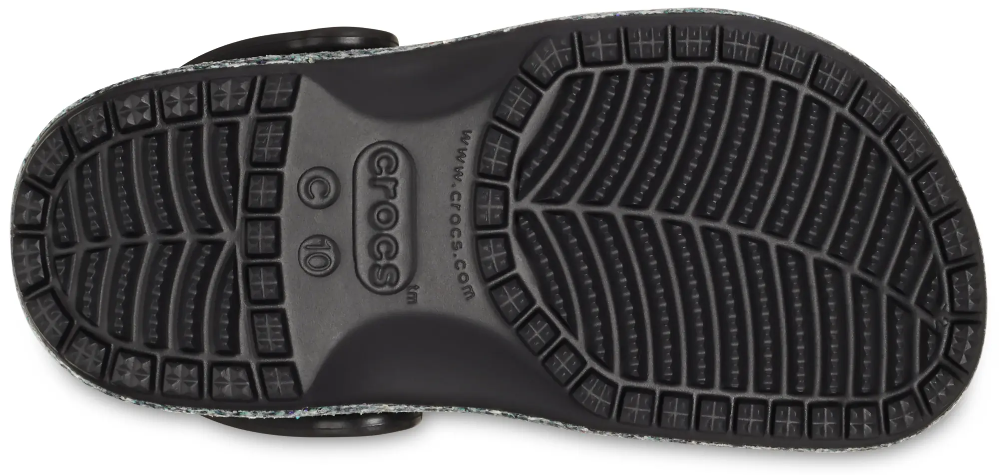 Crocs | Kids | Toddler Classic Glitter | Clogs | Black / Multi | C5