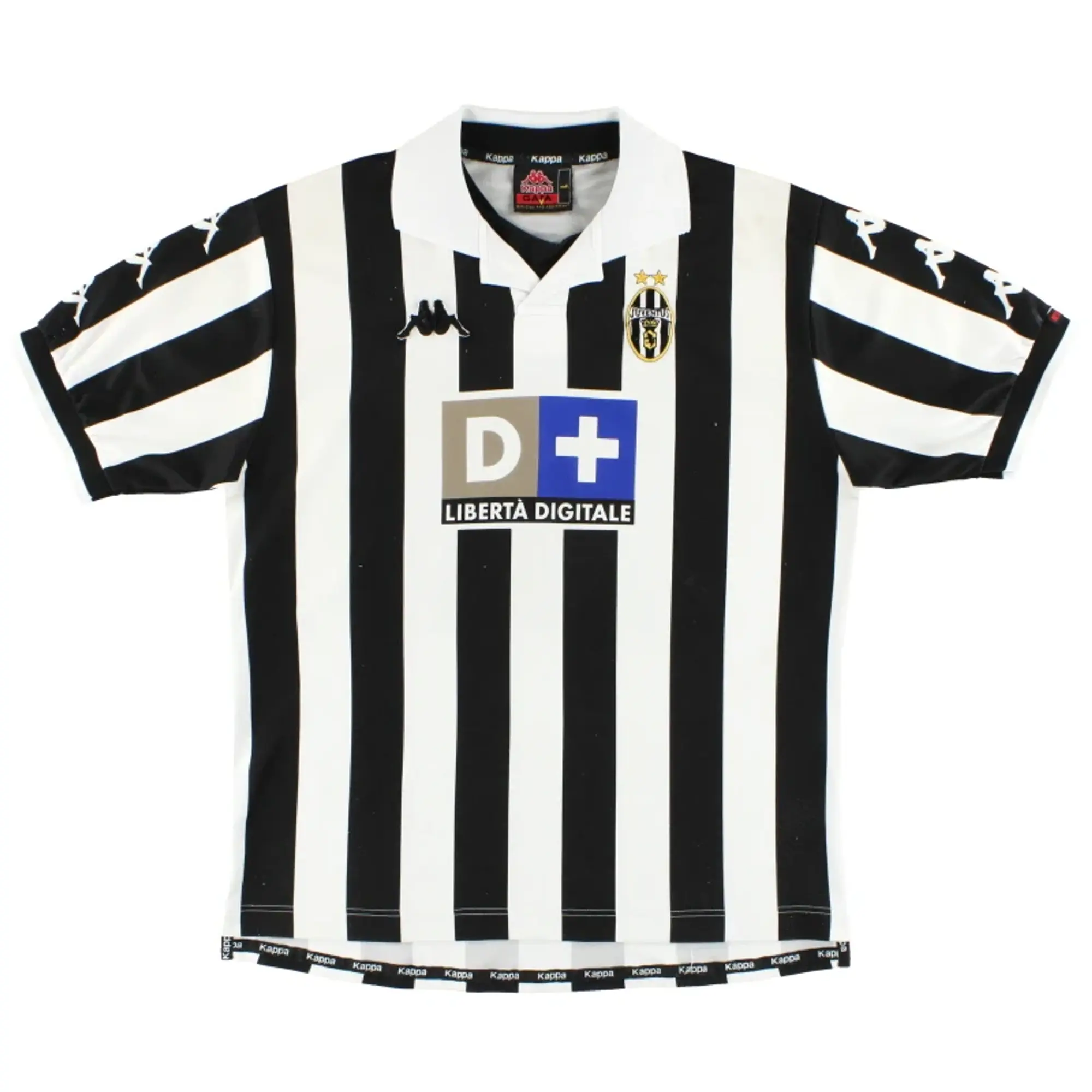 1999-00 Juventus Kappa Home Shirt L - Juventus / Excellent / Large