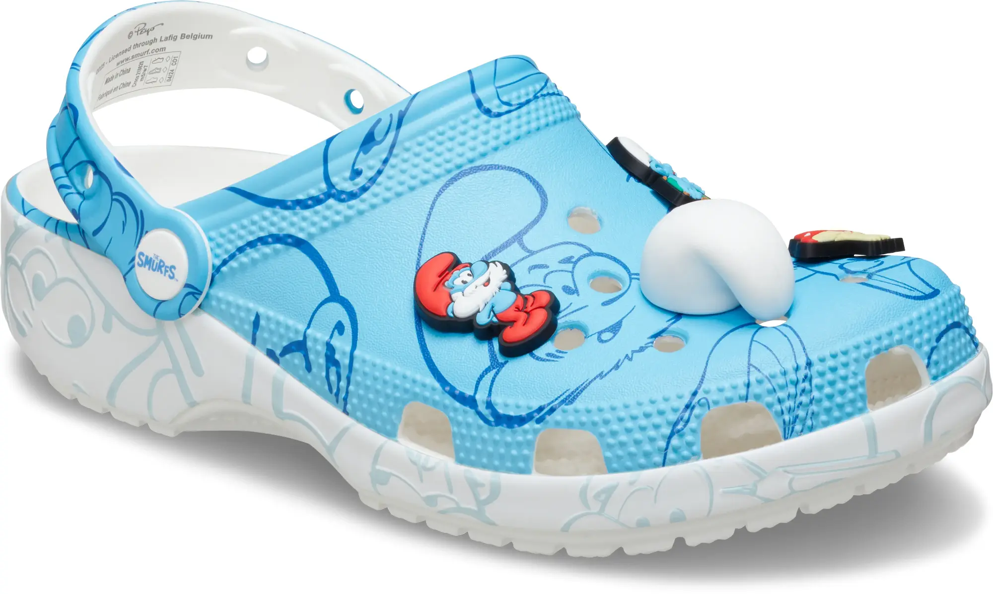 Crocs | Unisex | Smurfs Classic | Clogs | Multi | W4/M3