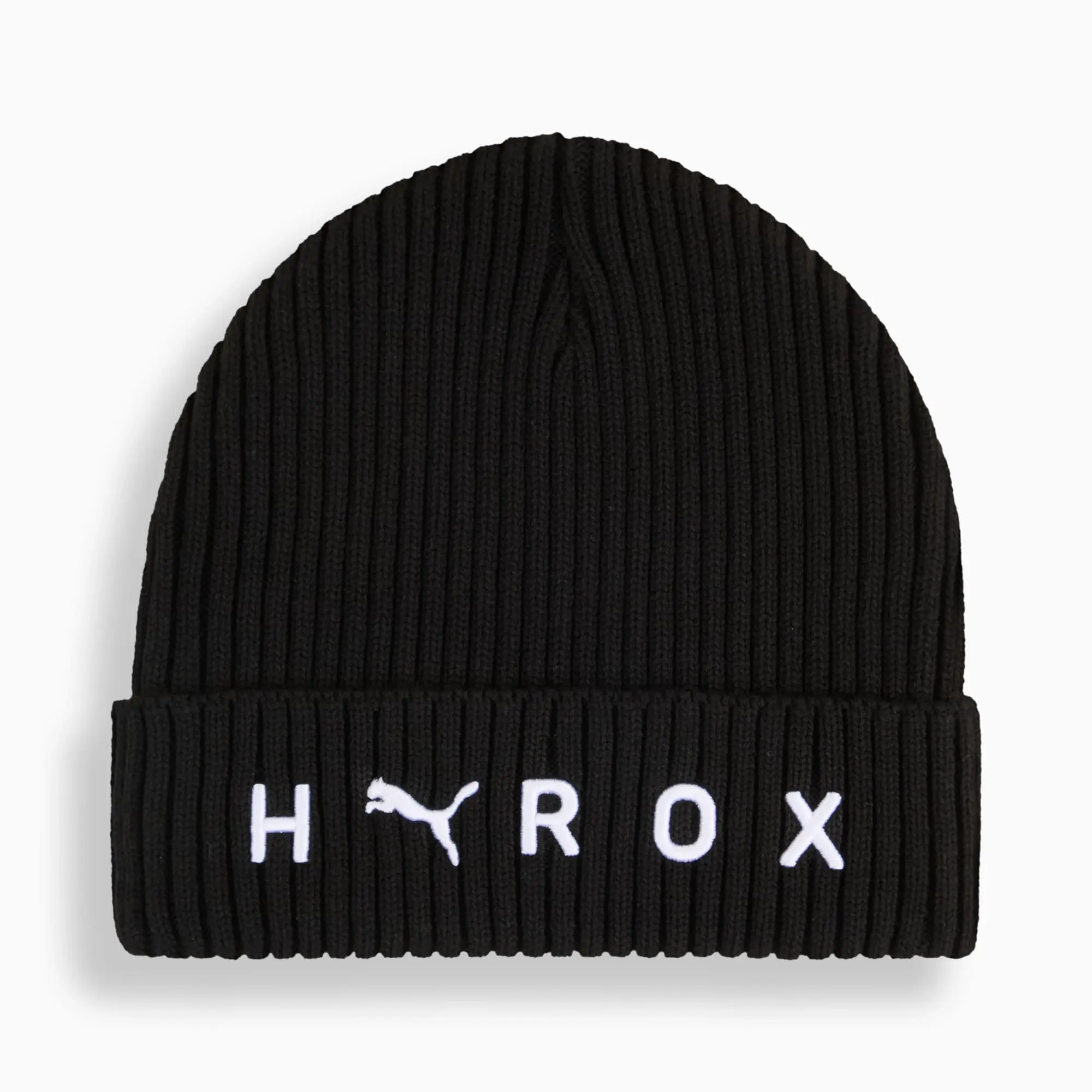 PUMA x HYROX Mid Crown Beanie Hat, Black