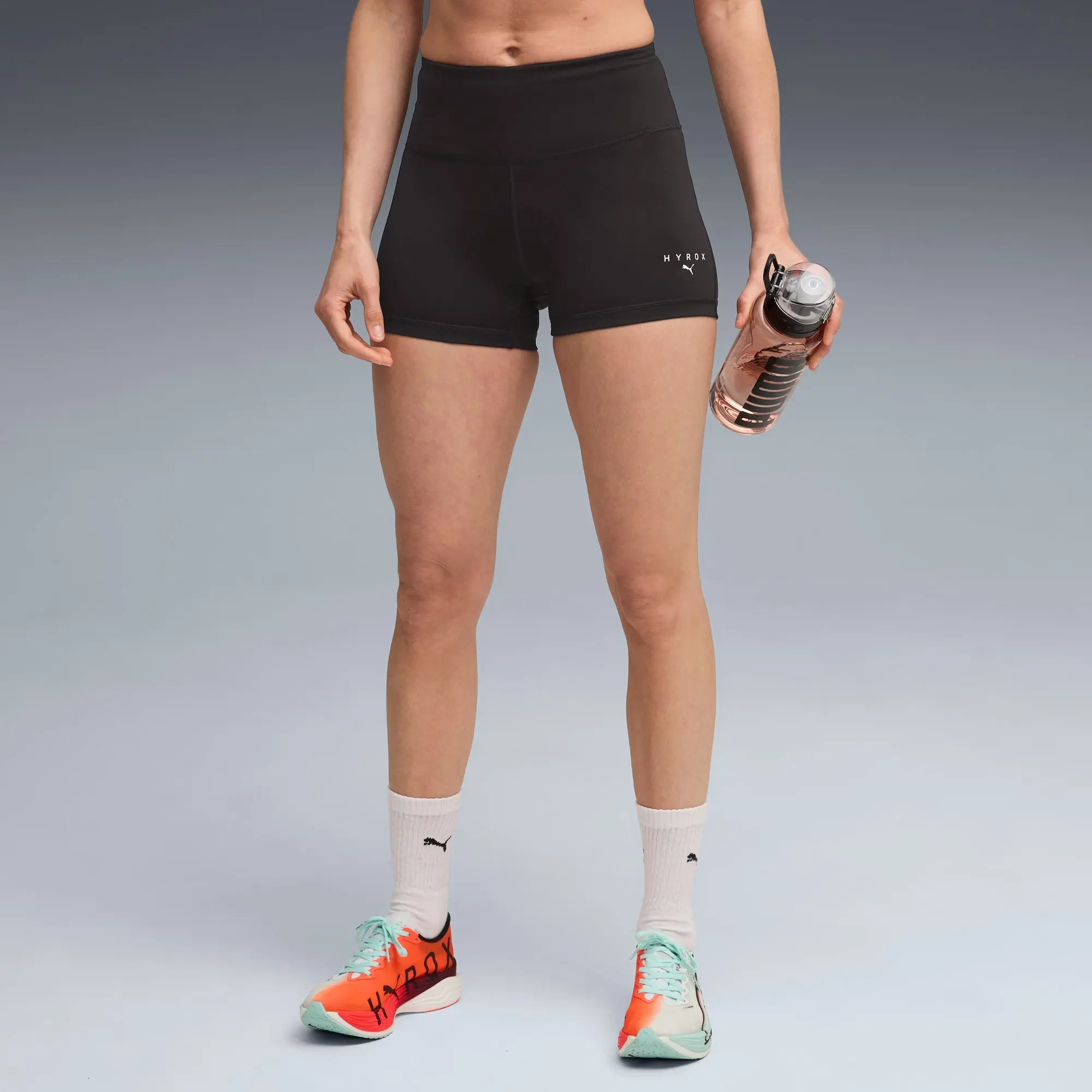 PUMA x HYROX Short Tights Women, Black, size 3XL