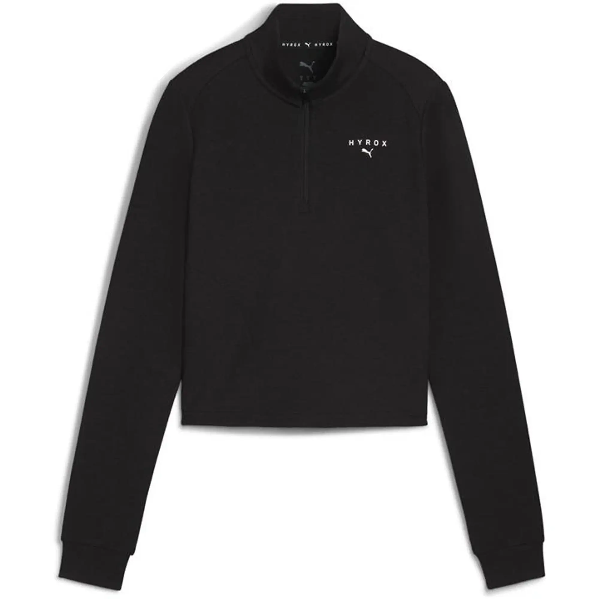 PUMA x HYROX Cloudspun Quarter-Zip Top Women, Black, size 3XL