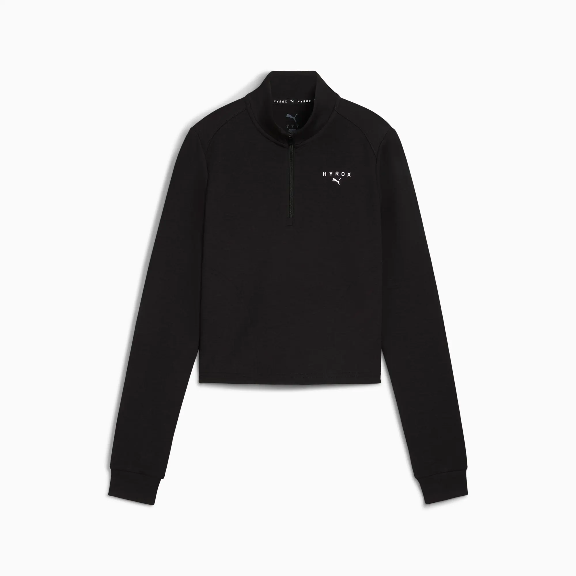 PUMA x HYROX Cloudspun Quarter-Zip Top Women, Black, size 3XL