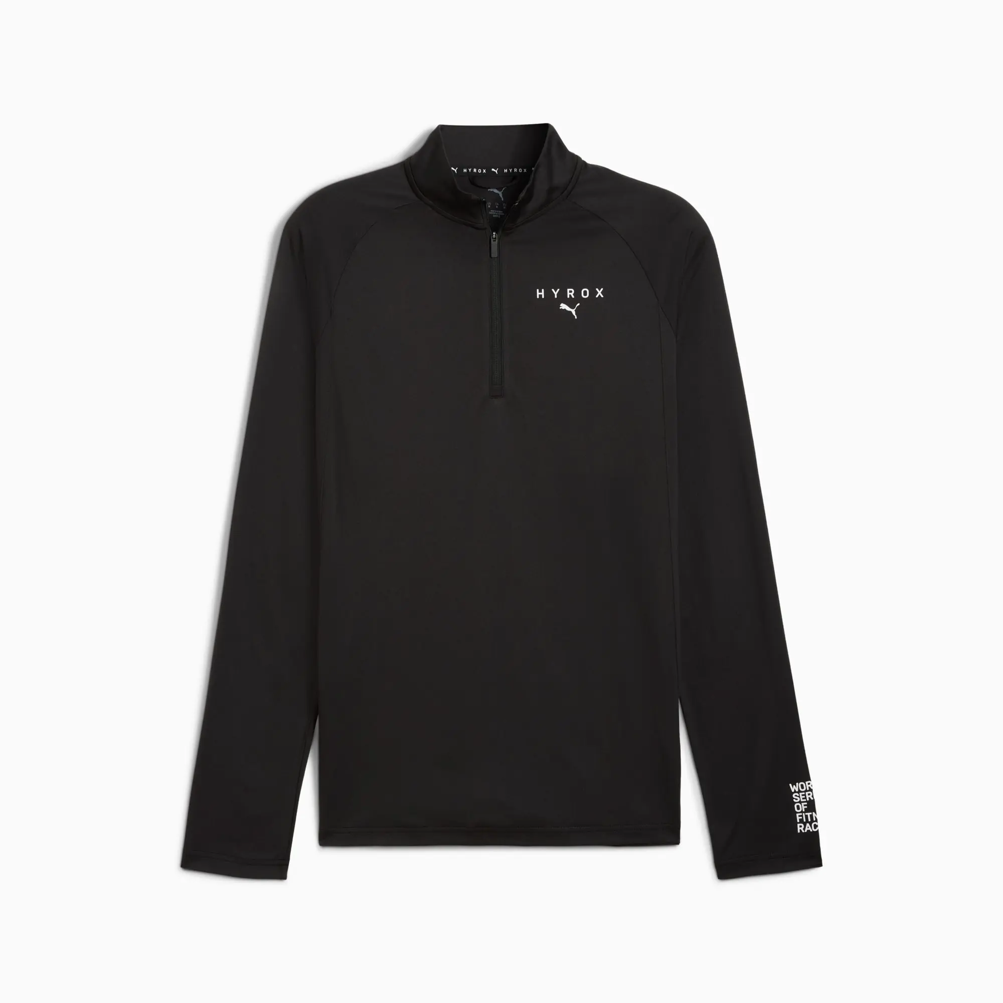 PUMA x HYROX Quarter-Zip Top Shirt Men, Black, size 3XL