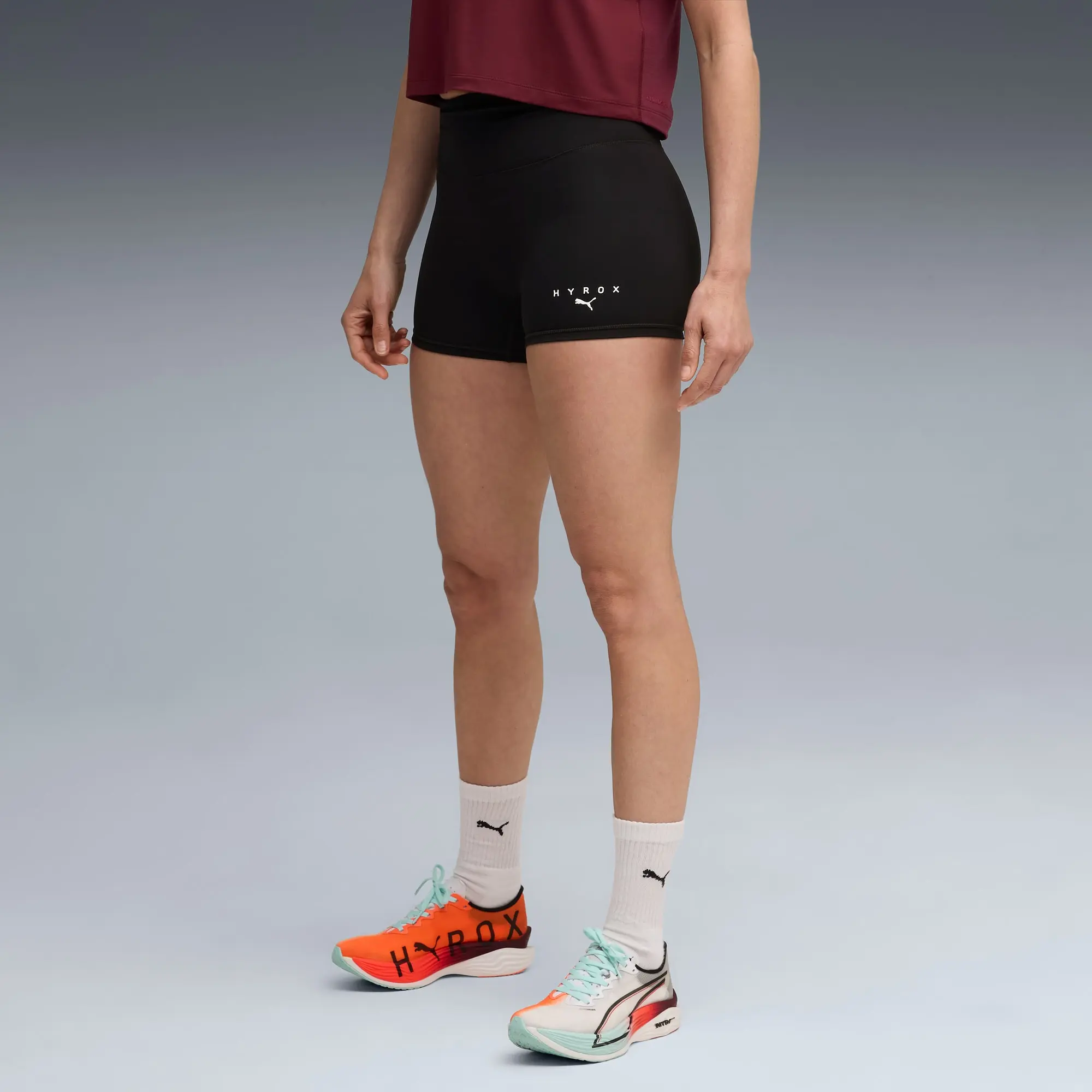 PUMA x HYROX Shapeluxe 3" Tight Shorts Women, Black, size Large