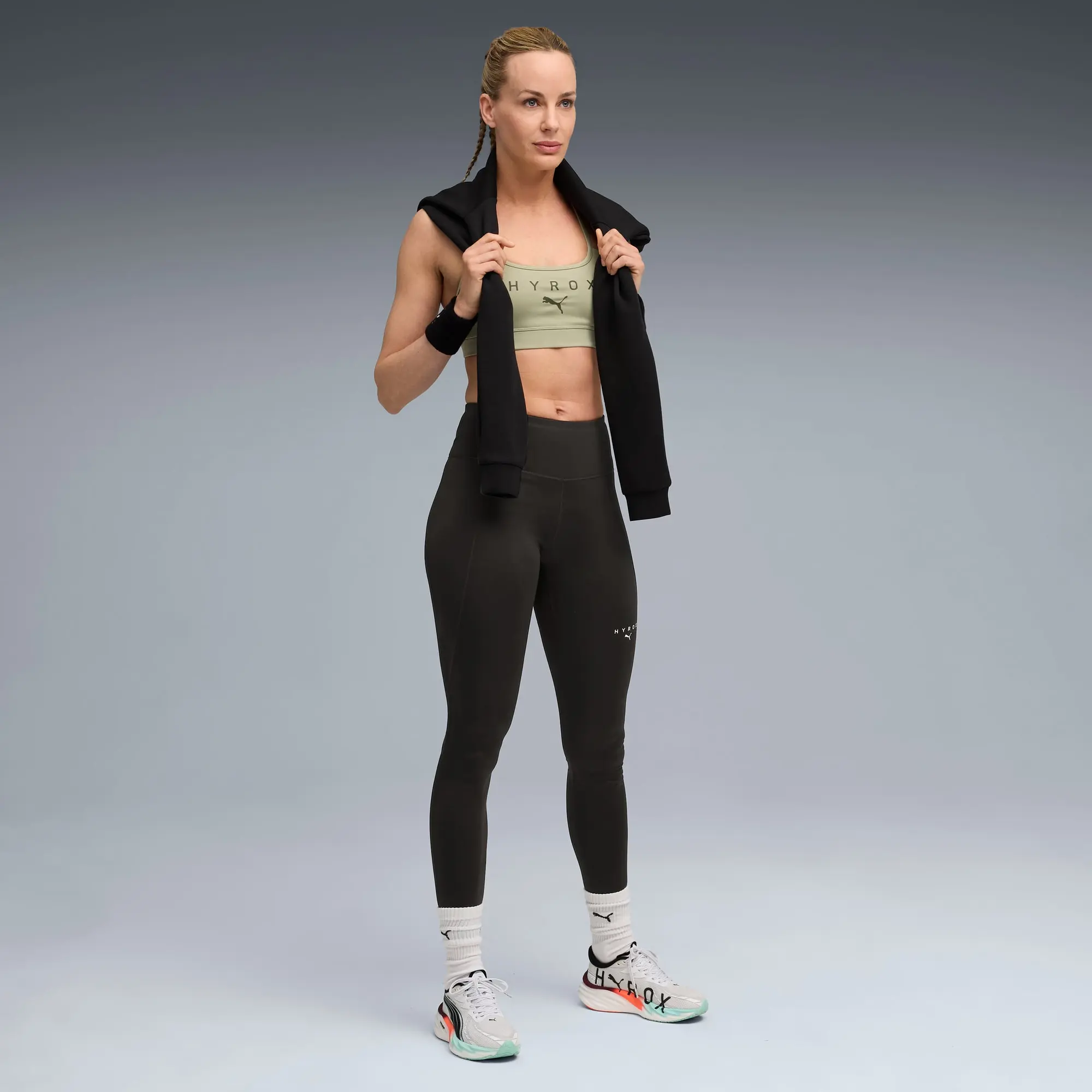 PUMA x HYROX Essential Tights Women, Black, size Large