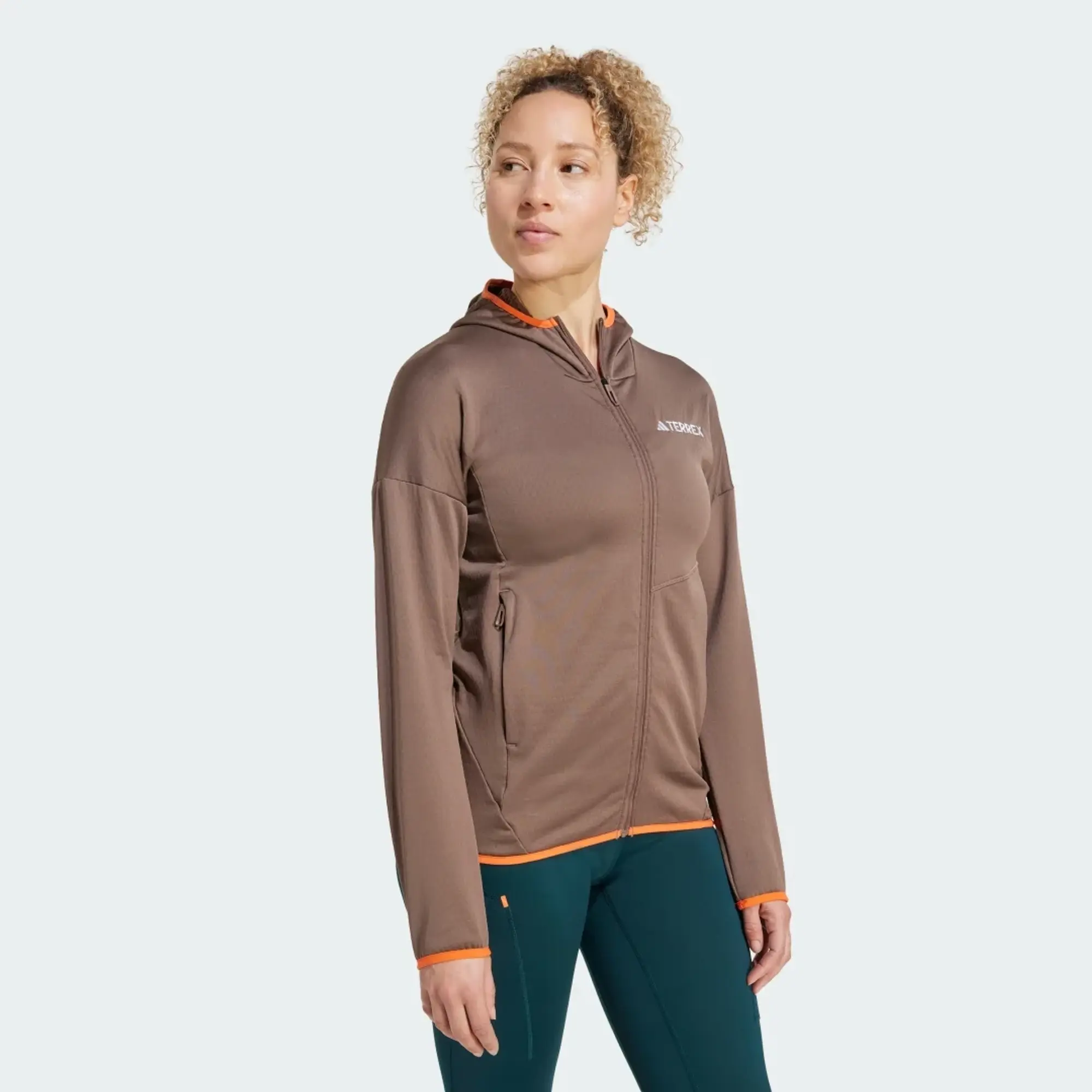 adidas Terrex Xperior Climawarm Light Fleece Hooded Jacket