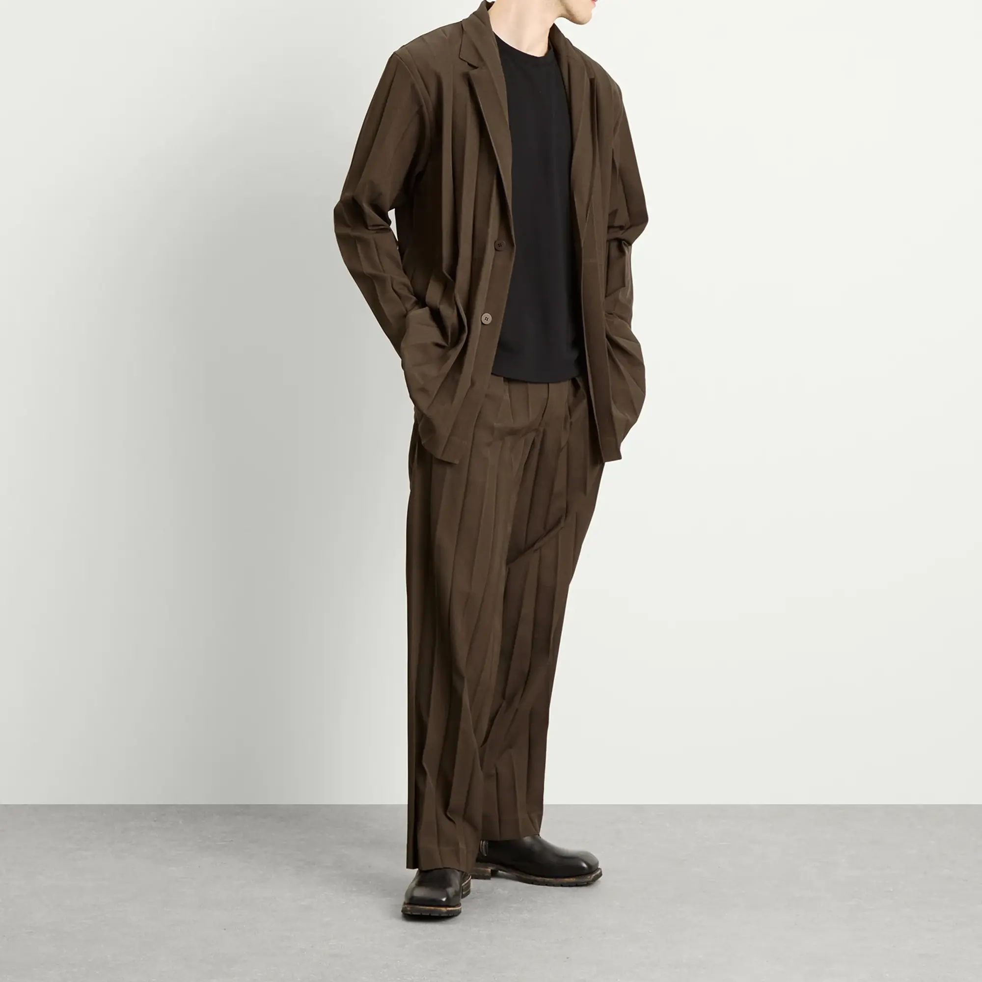 Edge Ensemble Trousers Dark Brown