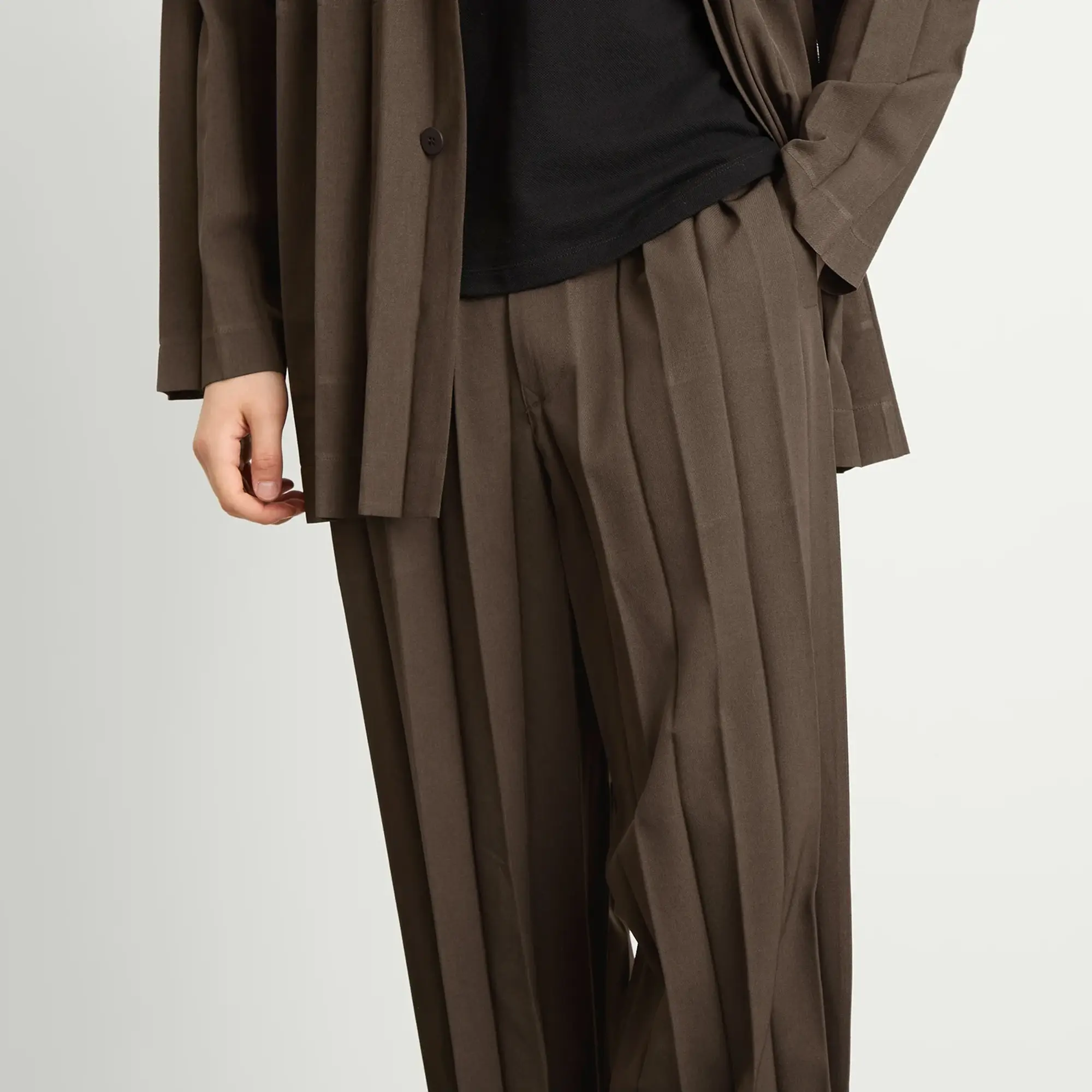Edge Ensemble Trousers Dark Brown