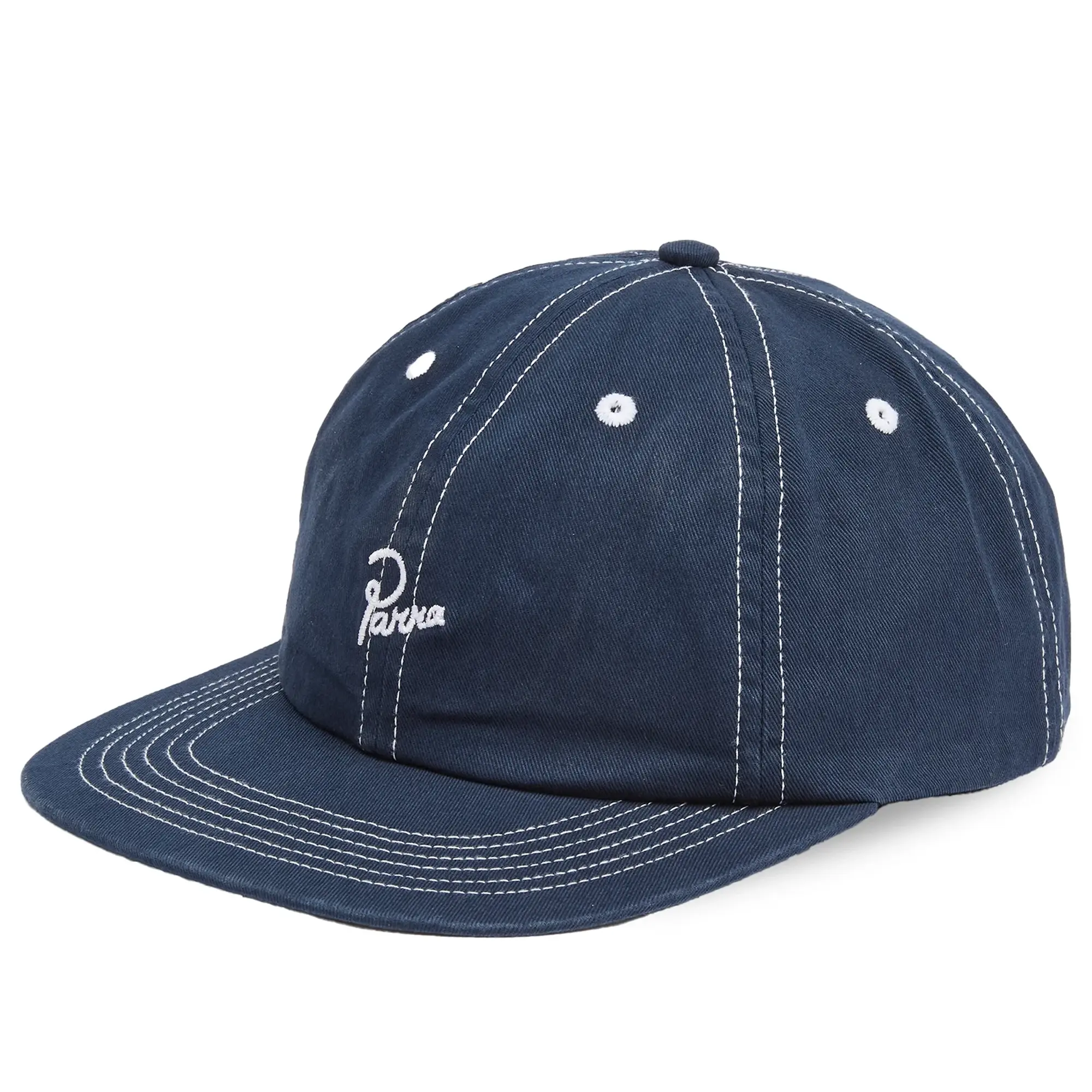 By Parra Men's Signature 6 Panel Hat Navy Blue