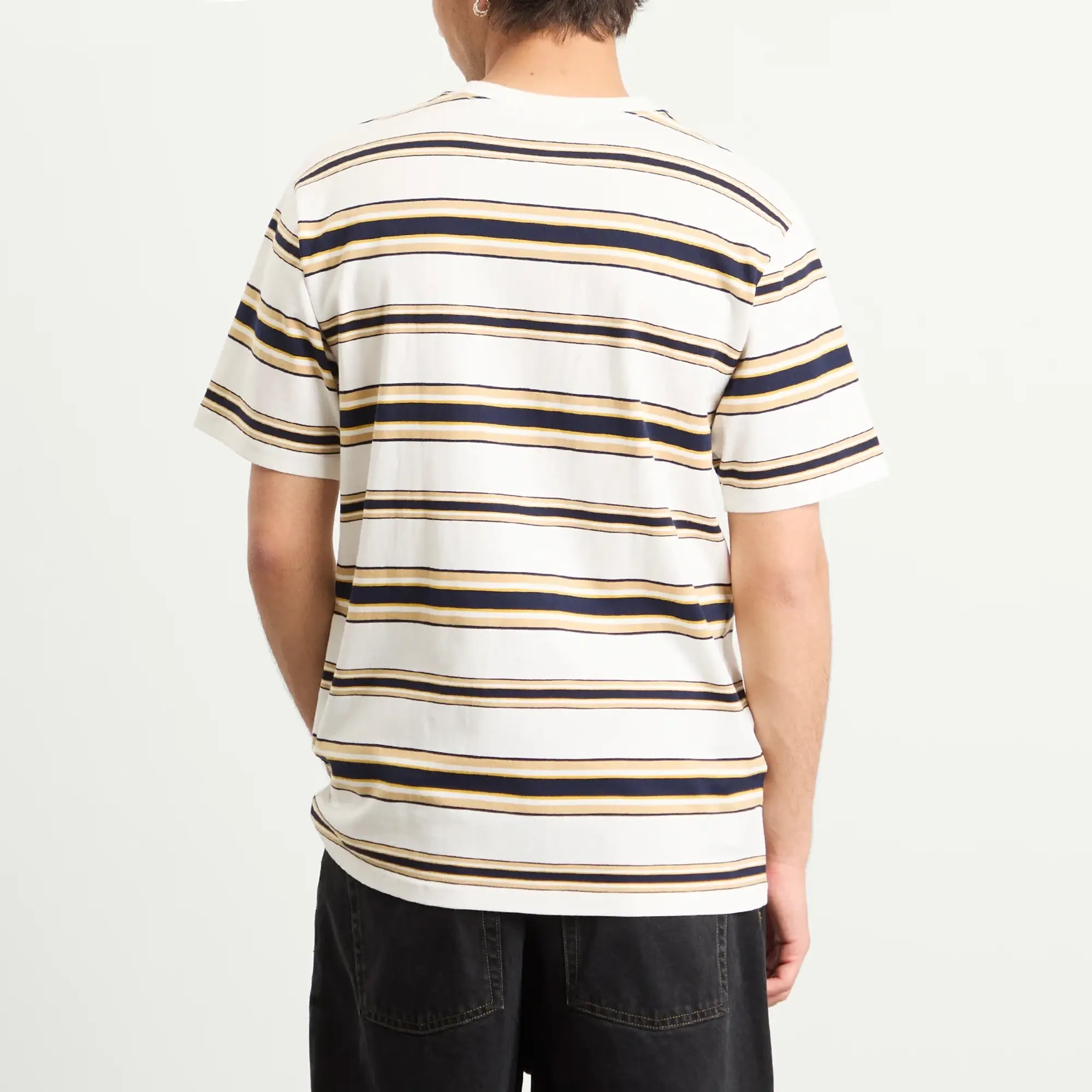 A Bathing Ape Men's College Stripe Tee White