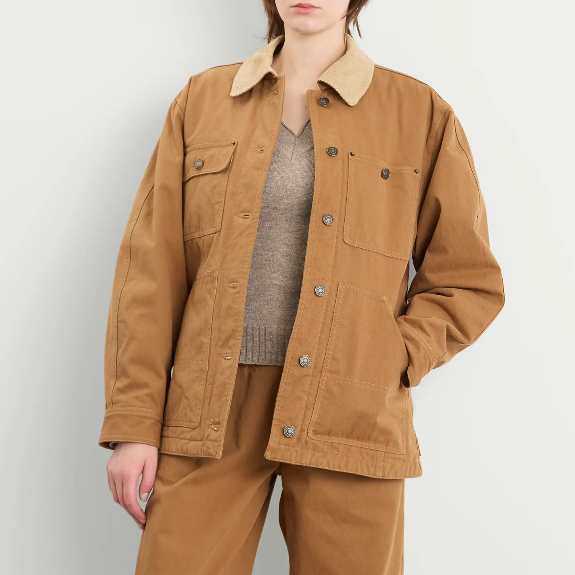 Isabel Marant Women's Ninon Workwear Jacket Cognac