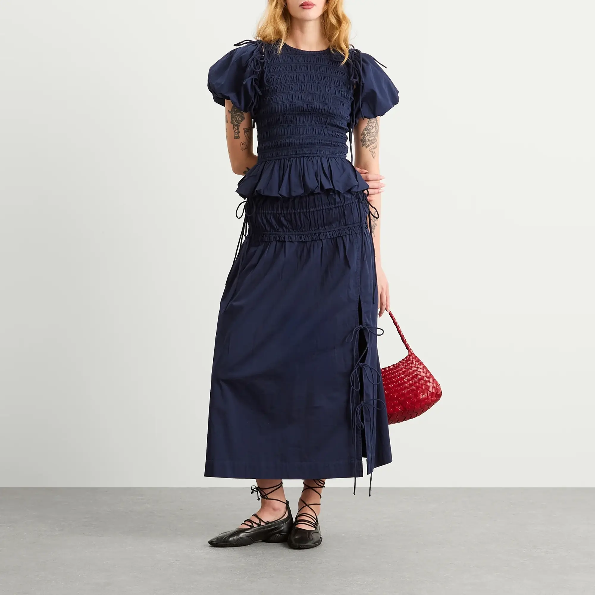 Damson Madder Women's Becca Blouse Presented by END. Navy