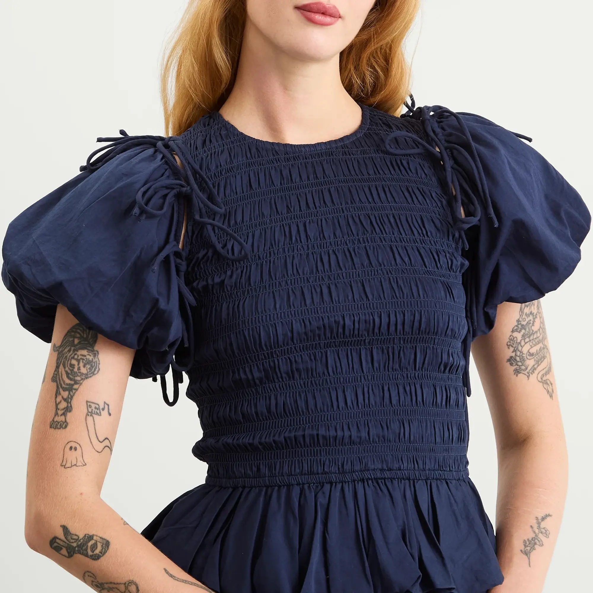 Damson Madder Women's Becca Blouse Presented by END. Navy