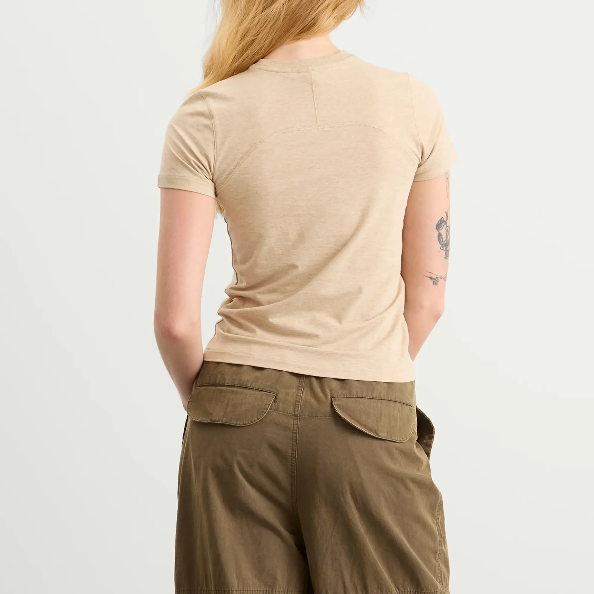 Entire Studios Women's Mini T-Shirt Taupe