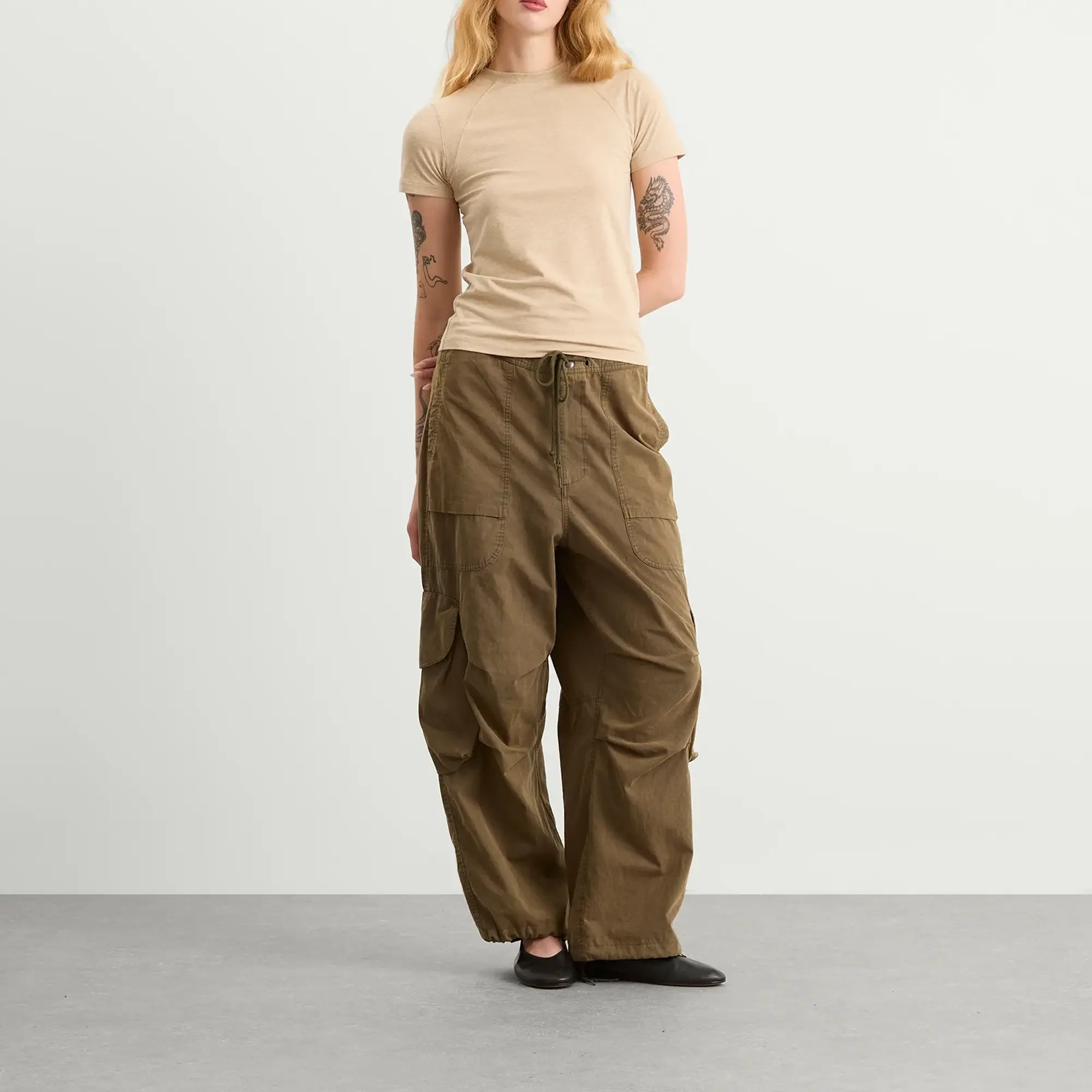 Entire Studios Women's Mini T-Shirt Taupe